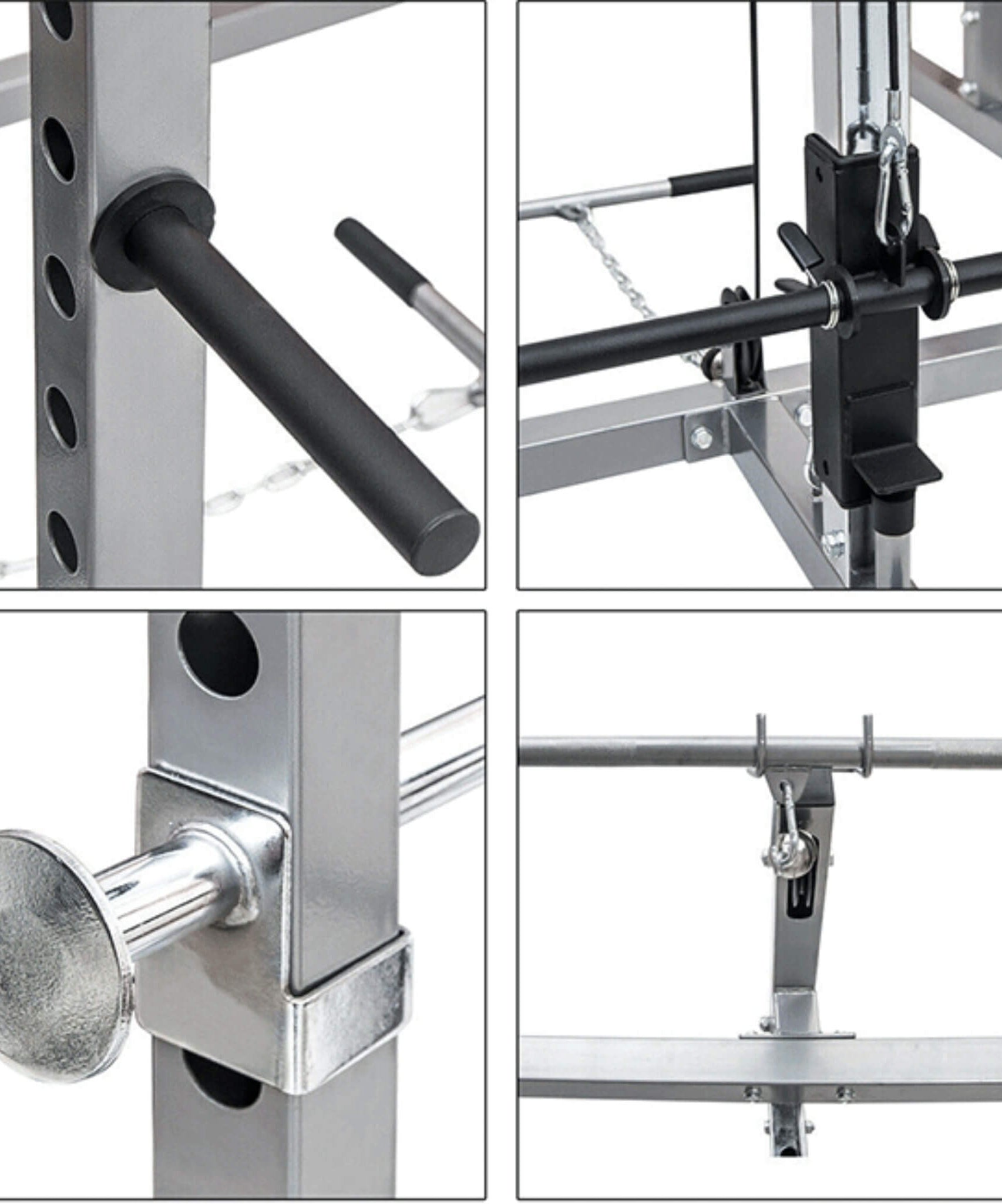 Merax Multi-Functional Olympic Power Squat Rack Cage For Home & Gym (SAK98719)