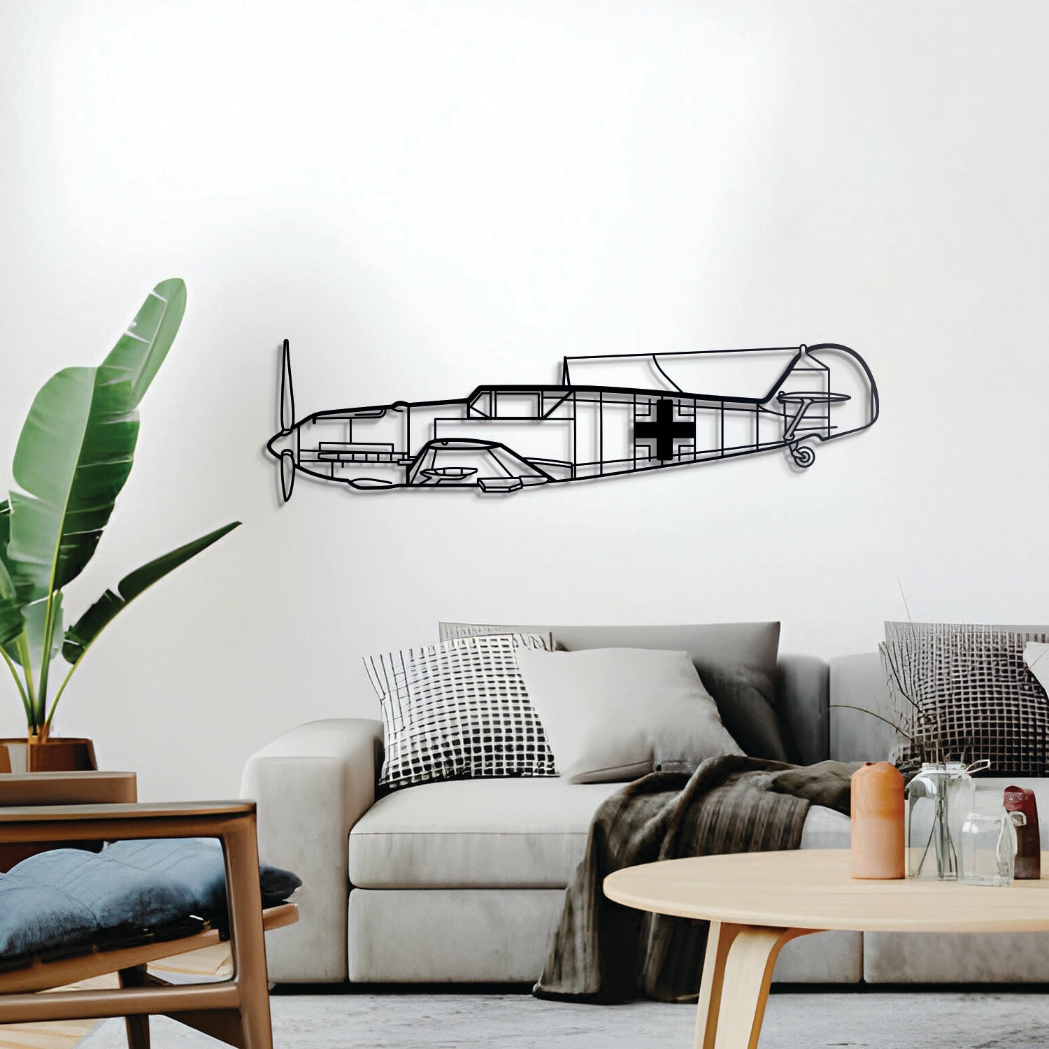 BF 109 Wandbild aus Metall – NCP0035