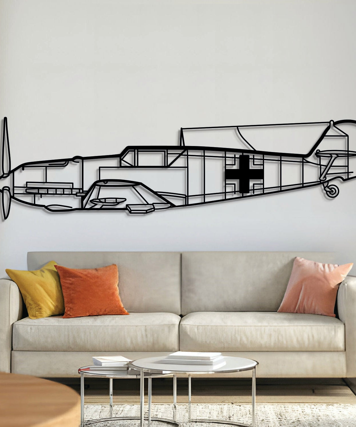 BF 109 Wandbild aus Metall – NCP0035