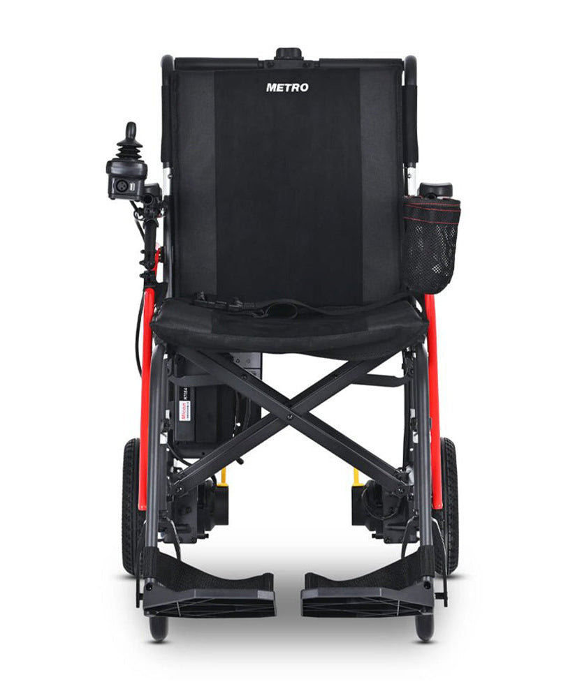 Metro Mobility iTravel Lite 24V/10AH 200W Premium Portable Folding Power Wheelchair, 220LBS (SAK97362)