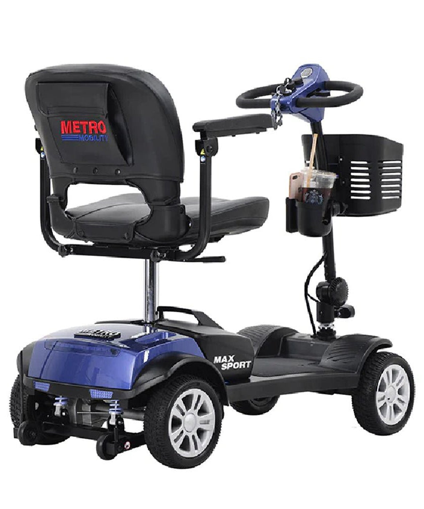 Metro Mobility Max Sport 24V/12AH Electric Drive Mobility Scooter, 300LBS (SAK91084)