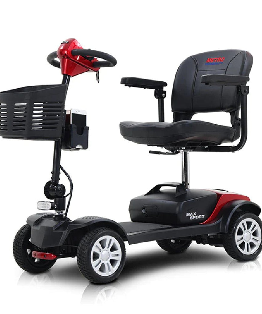 Metro Mobility Max Sport 24V/12AH Electric Drive Mobility Scooter, 300LBS (SAK91084)