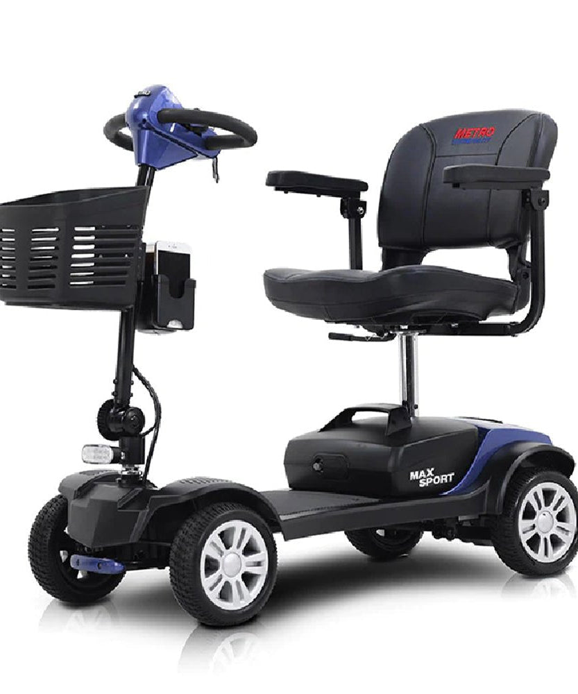 Metro Mobility Max Sport 24V/12AH Electric Drive Mobility Scooter, 300LBS (SAK91084)