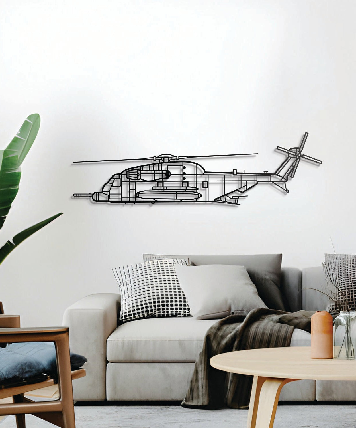 MH-53M Metall Flugzeug Wandkunst - NCP0392