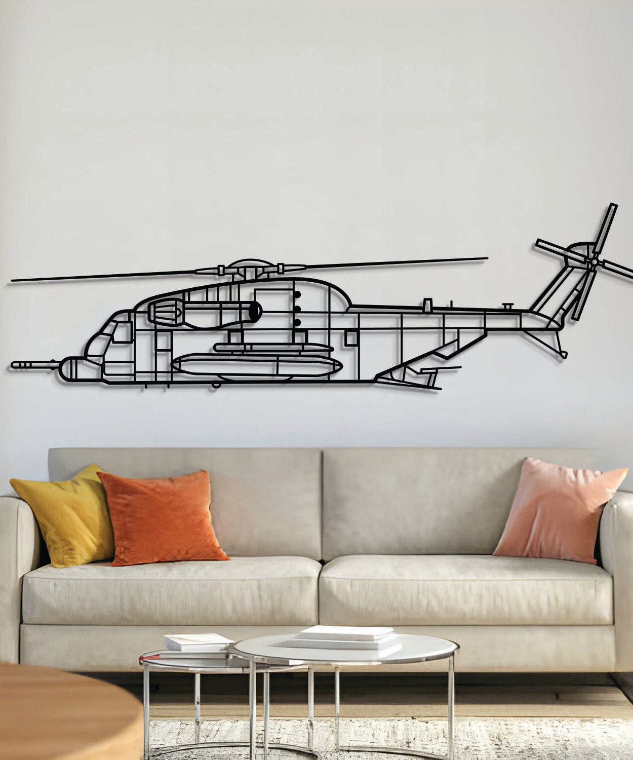 MH-53M Metall Flugzeug Wandkunst - NCP0392