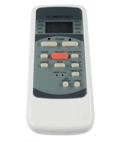 Substitute for Midea RG51F/EU1 Premium Mini Split Air Conditioner Remote Control - 17317000001294 [17317000A02500]
