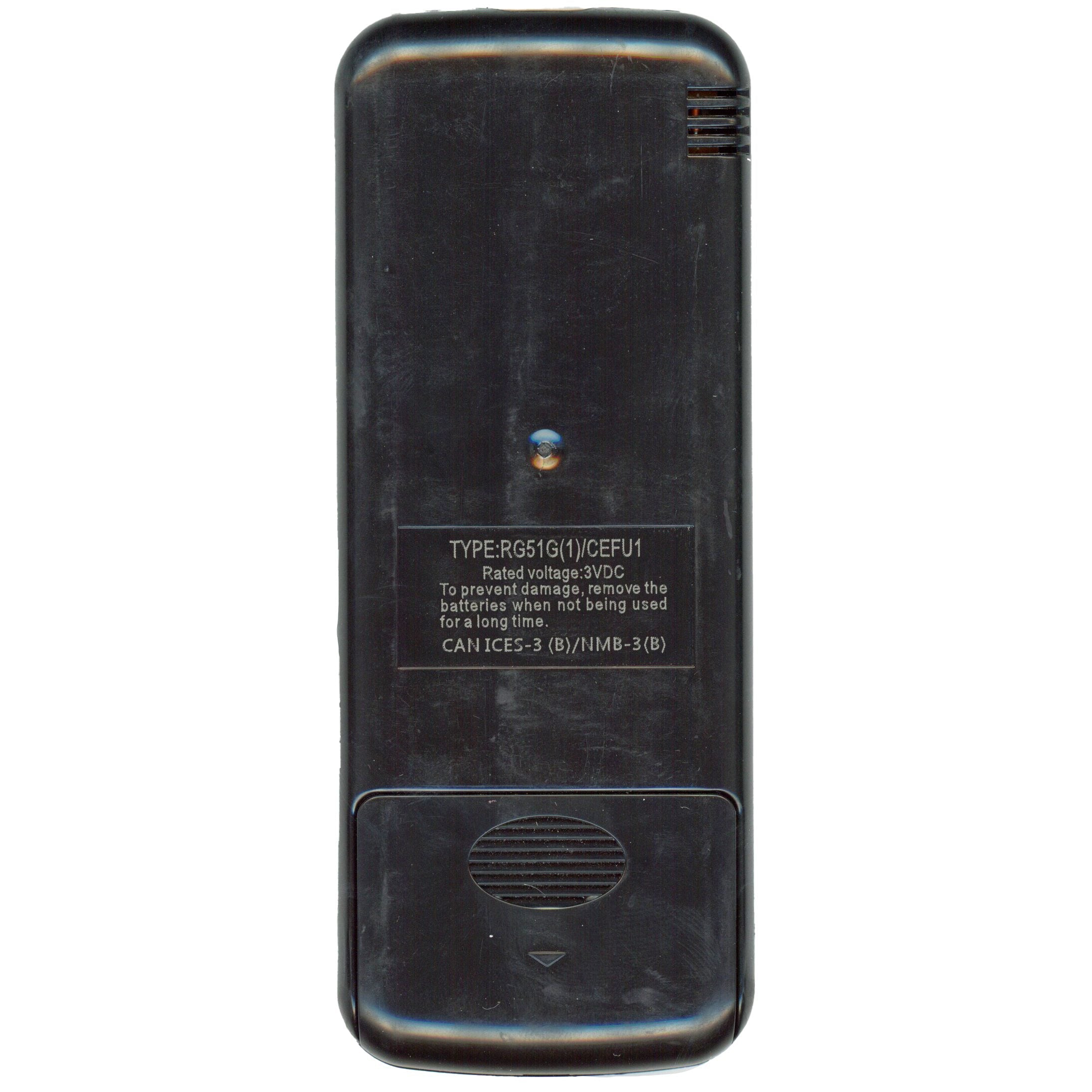 Midea RG51G1/CEFU1 Window Air Conditioner Remote Control for MAW05R1WBL MAW06R1WBL - 17317000A59524