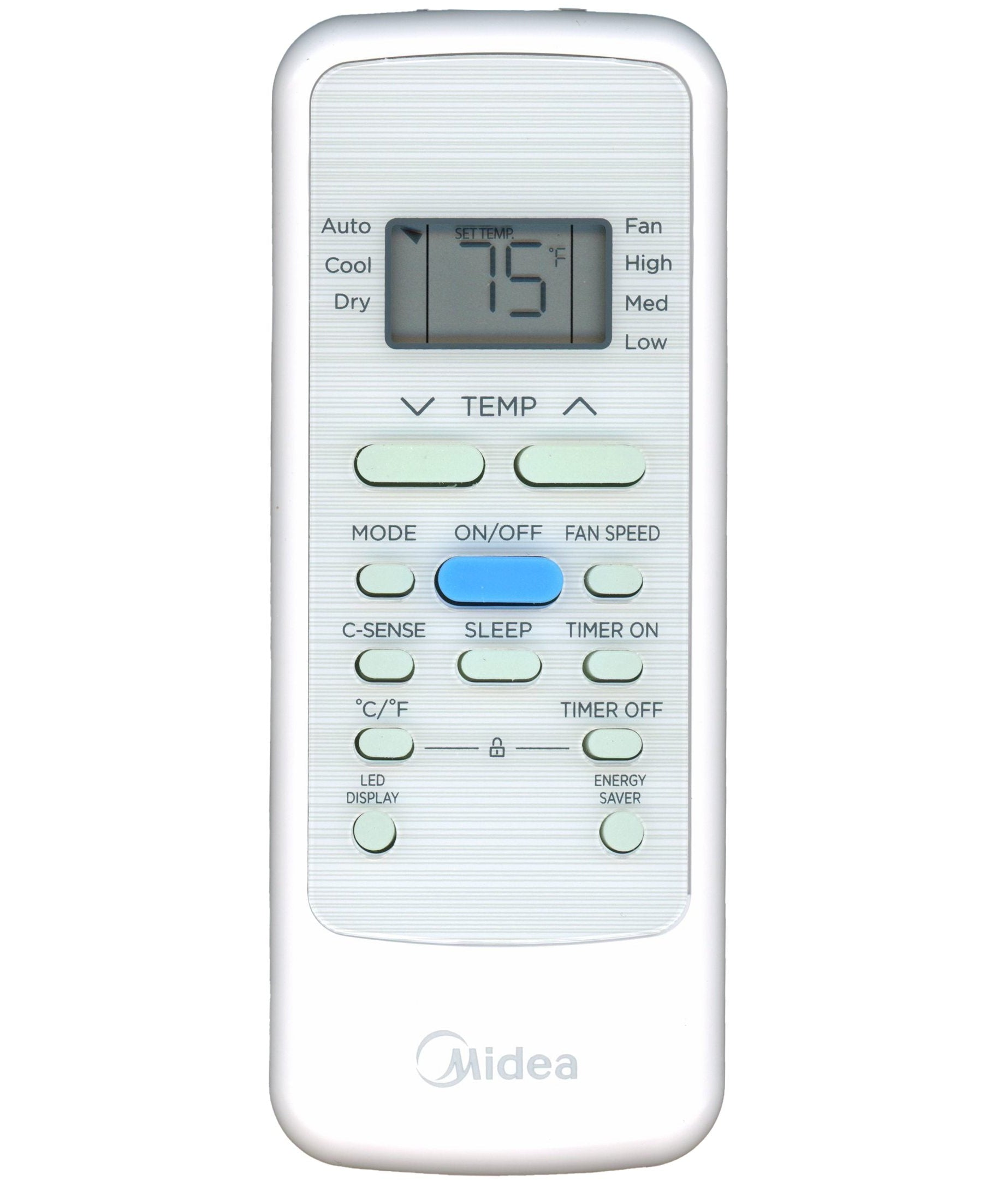 Midea RG51G910/CEFU1-1 Air Conditioner Remote Control | ComfortSense Smart Window AC - 17317000A59407