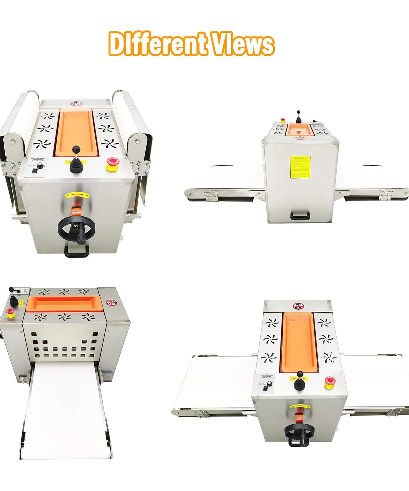 Mini Reversible Stainless Steel Commercial Pastry Pizza Dough Roller Sheeter (SAK92751)