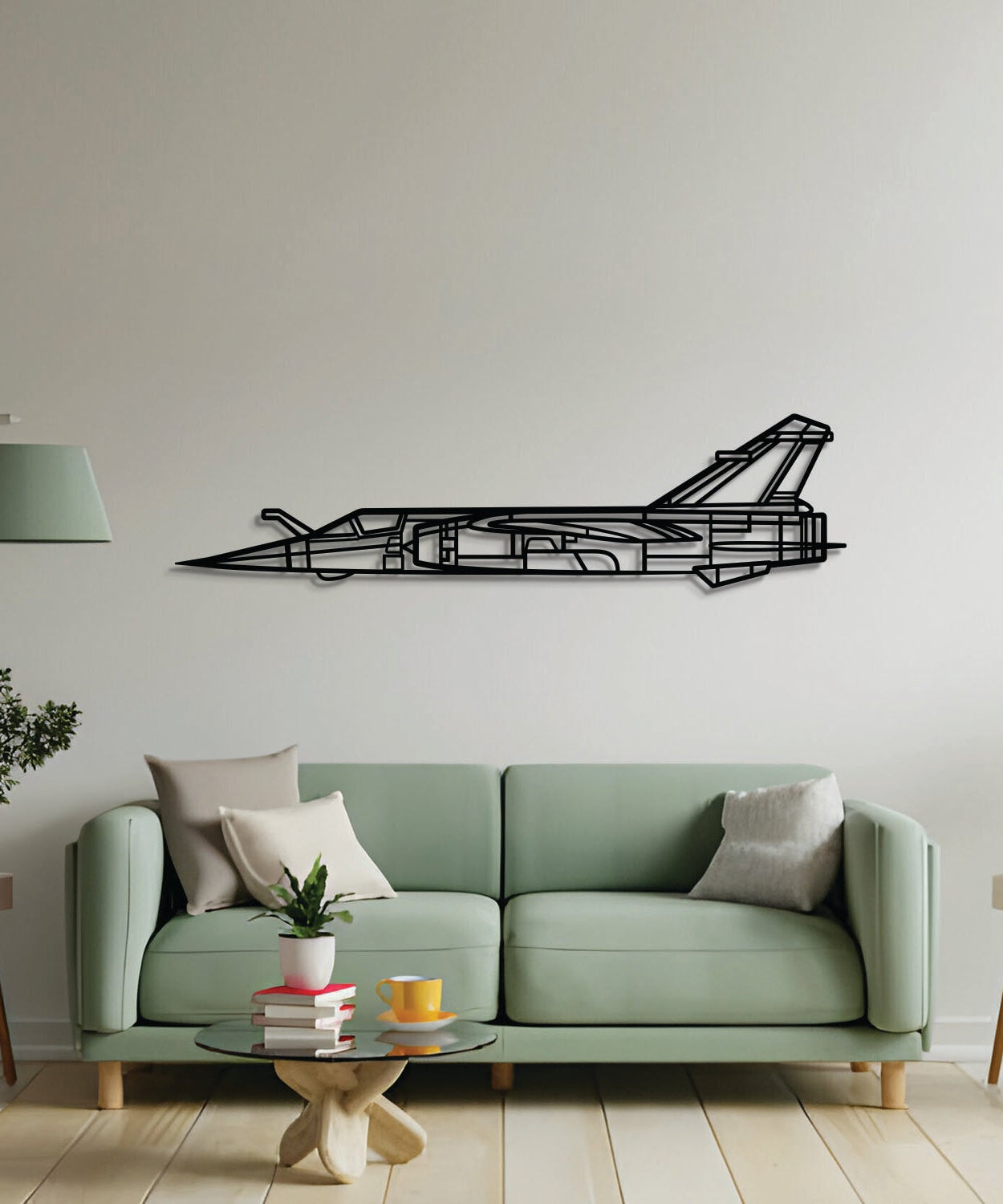 Mirage F1CT Metallflugzeug Wandkunst - NCP0585