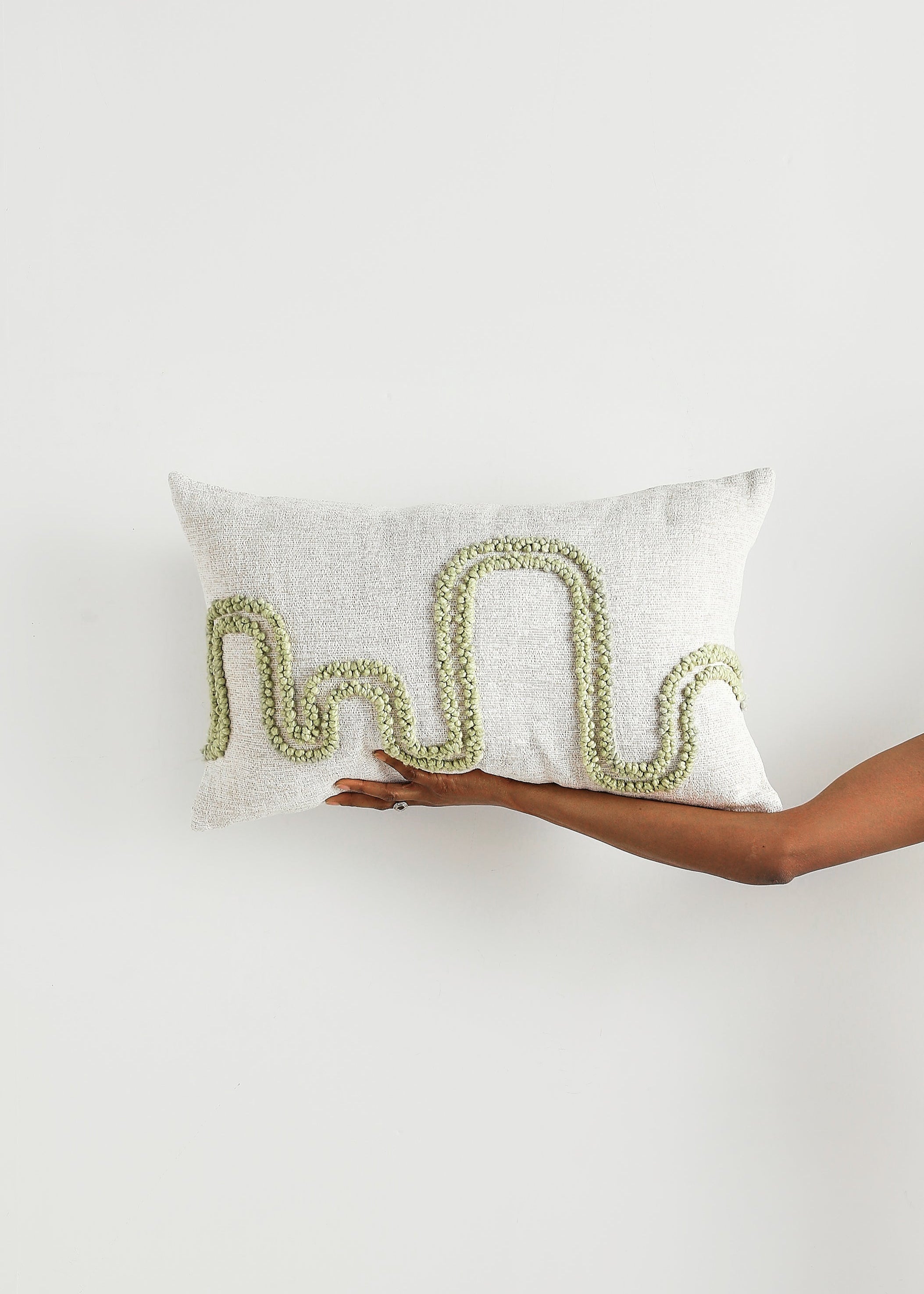 Olive & Gray Mirage Lendenkissen