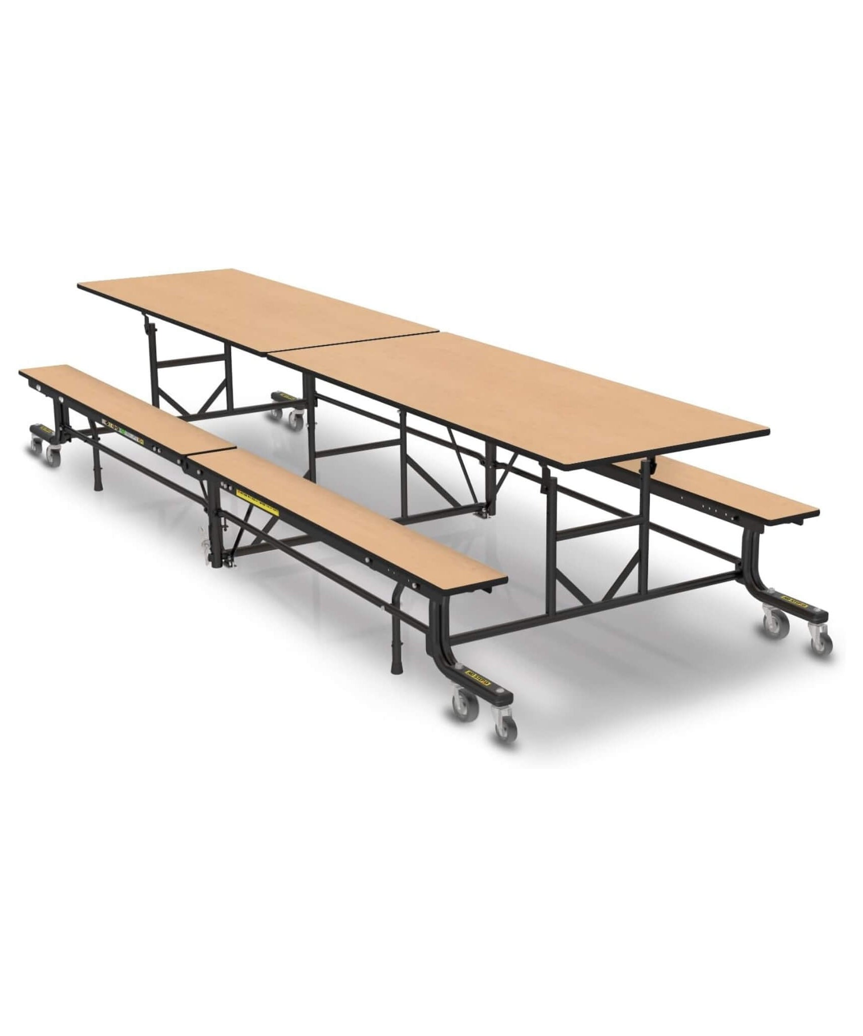 Mobile School Cafeteria Table With Benches And Lift Assist System (SAK39215)