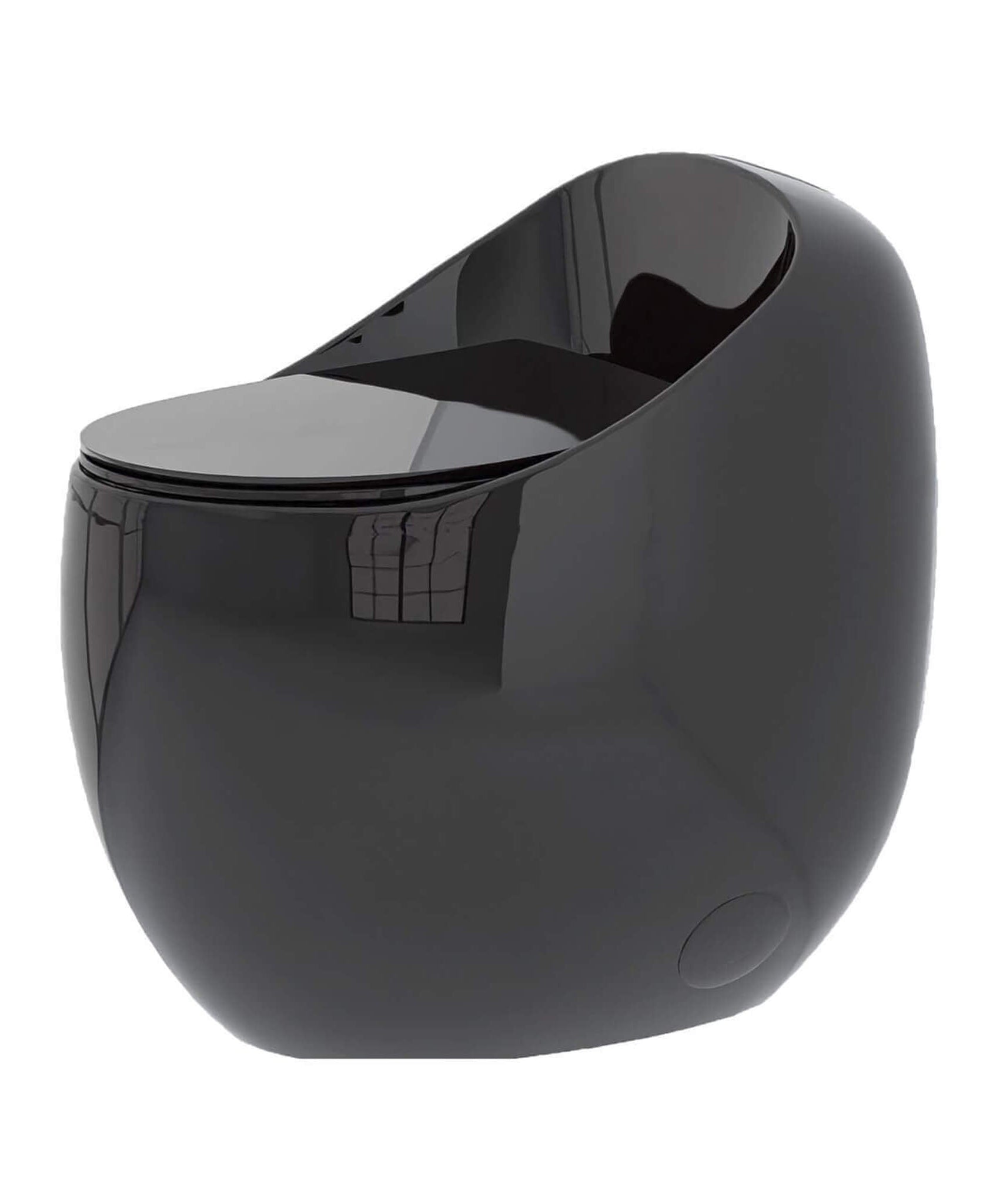 Nuvia Modern 1.28 GPF Single Flush 1-Piece Ceramic Egg-Shaped Toilet (SAK93341)