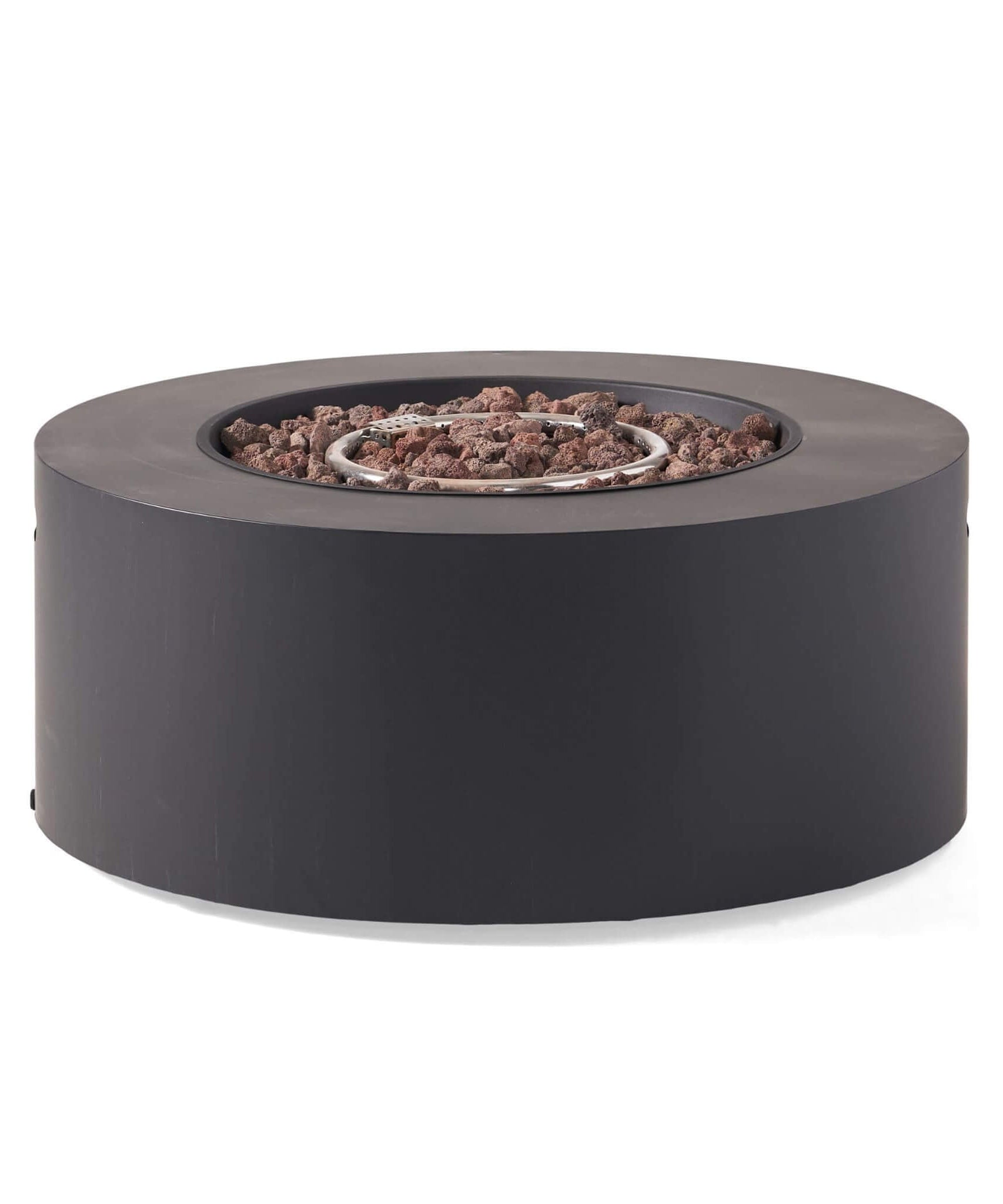Alora Modern 32-Inch 40K BTU Round Iron Propane Fire Pit (SAK29102)