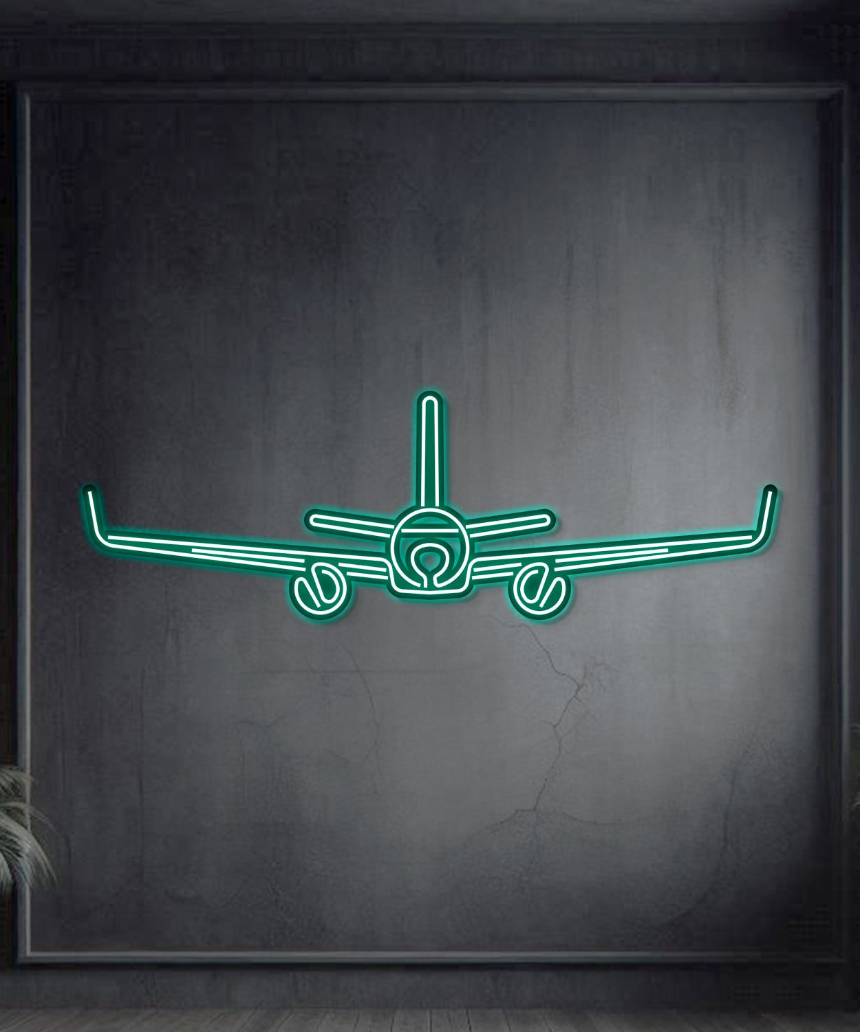 A320 Neo Flugzeugwandkunst aus Metall - NCN0008