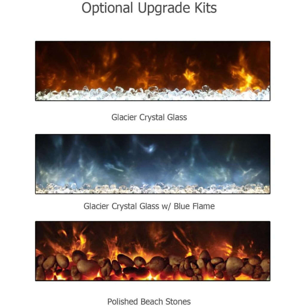 Modern Flames Ambiance 60-Inch Built-In Electric Fireplace With LED Flame Technology [AL60CLX2-G] (SAK12890)
