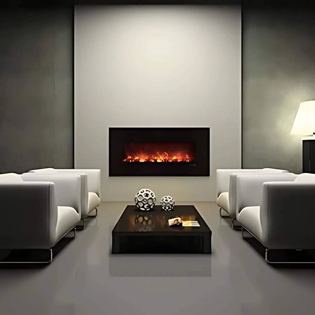 Modern Flames Ambiance 60-Inch Built-In Electric Fireplace With LED Flame Technology [AL60CLX2-G] (SAK12890)