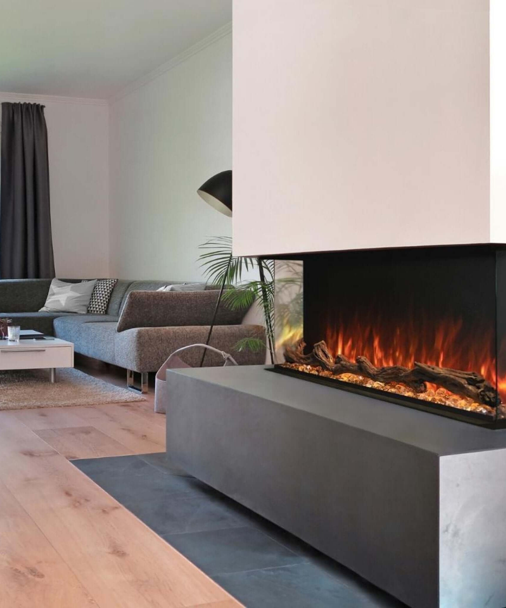Modern Flames Landscape Pro Multi 120-Inch Linear Multi-Sided Electric Fireplace [LPM-12016V2] (SAK32876)