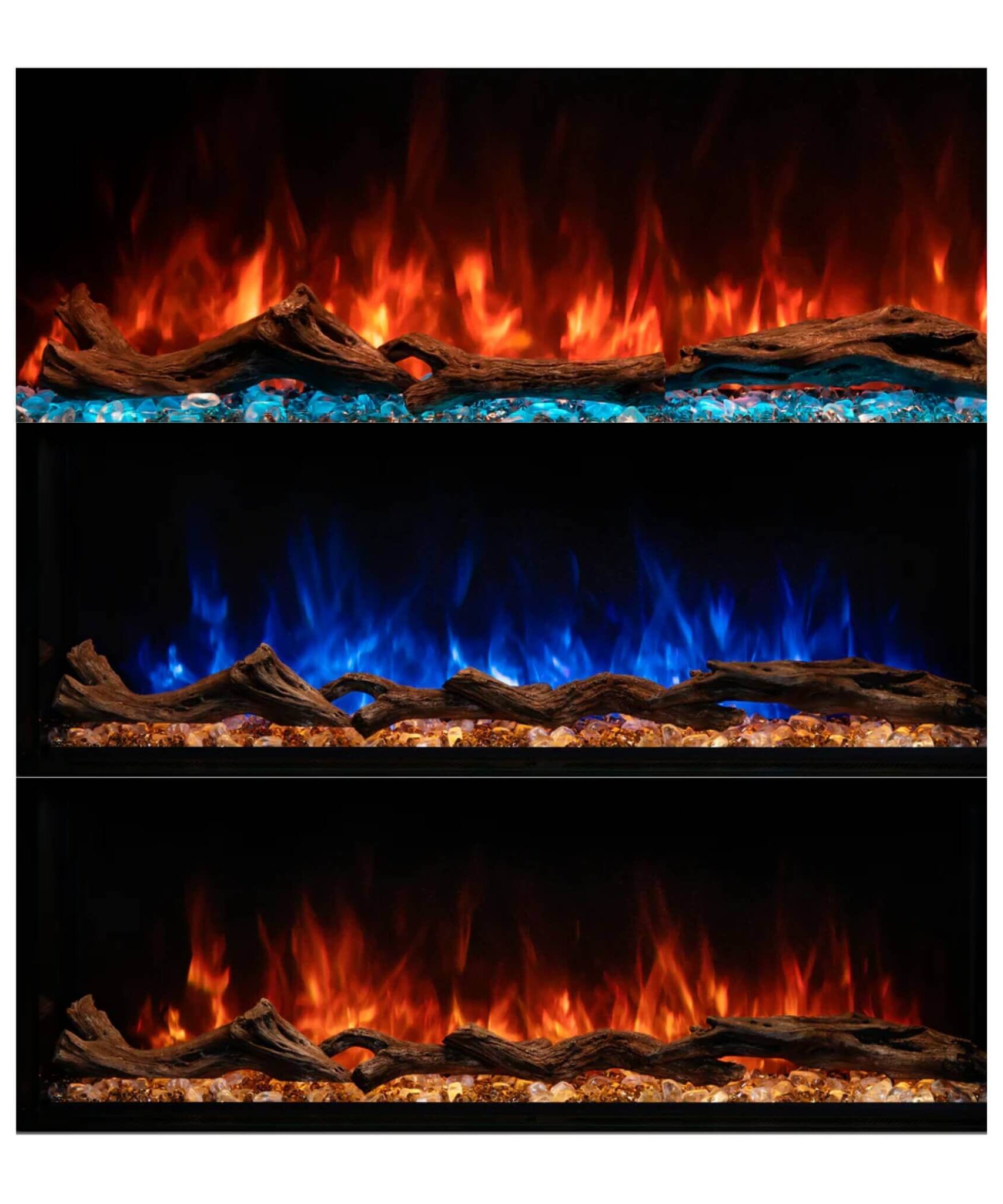 Modern Flames Landscape Pro Multi 44-Inch Linear Multi-Sided Built-In Electric Fireplace [LPM-4416V2] (SAK96355)