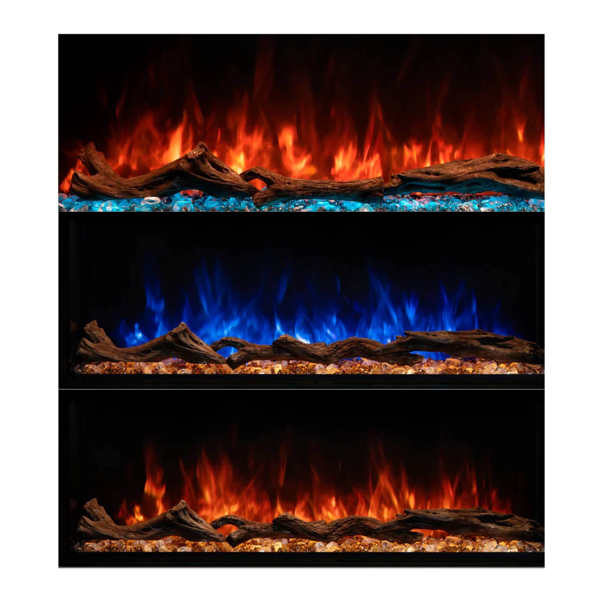 Modern Flames Landscape Pro Multi 44-Inch Linear Multi-Sided Built-In Electric Fireplace [LPM-4416V2] (SAK96355)