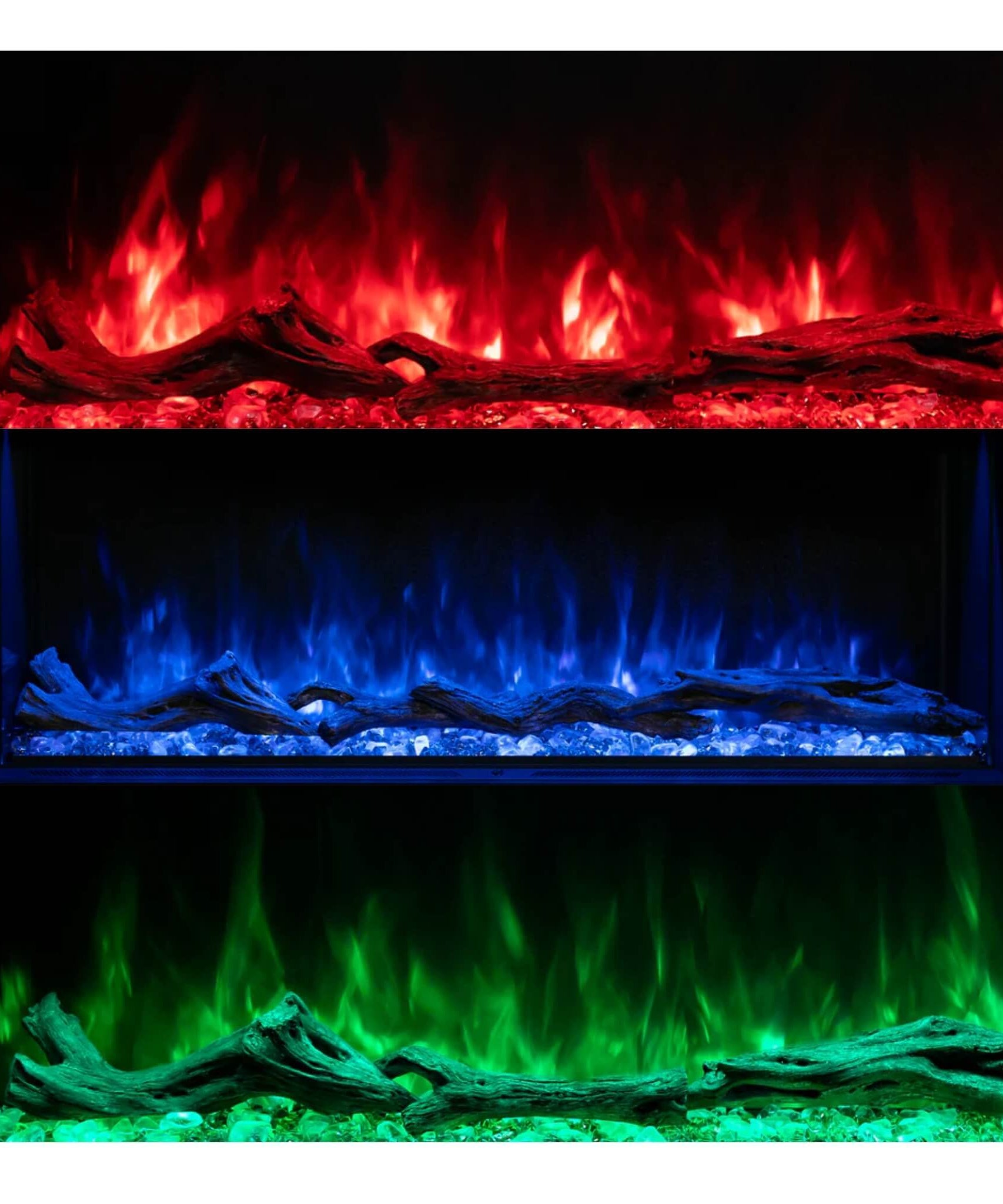Modern Flames Landscape Pro Multi 44-Inch Linear Multi-Sided Built-In Electric Fireplace [LPM-4416V2] (SAK96355)