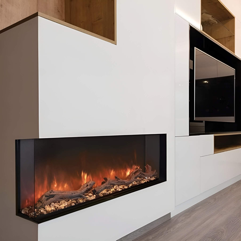 Modern Flames Landscape Pro Multi 56-Inch Linear Multi-Sided Electric Fireplace With Hybrid Flame Technology [LPM-5616V2] (SAK67390)