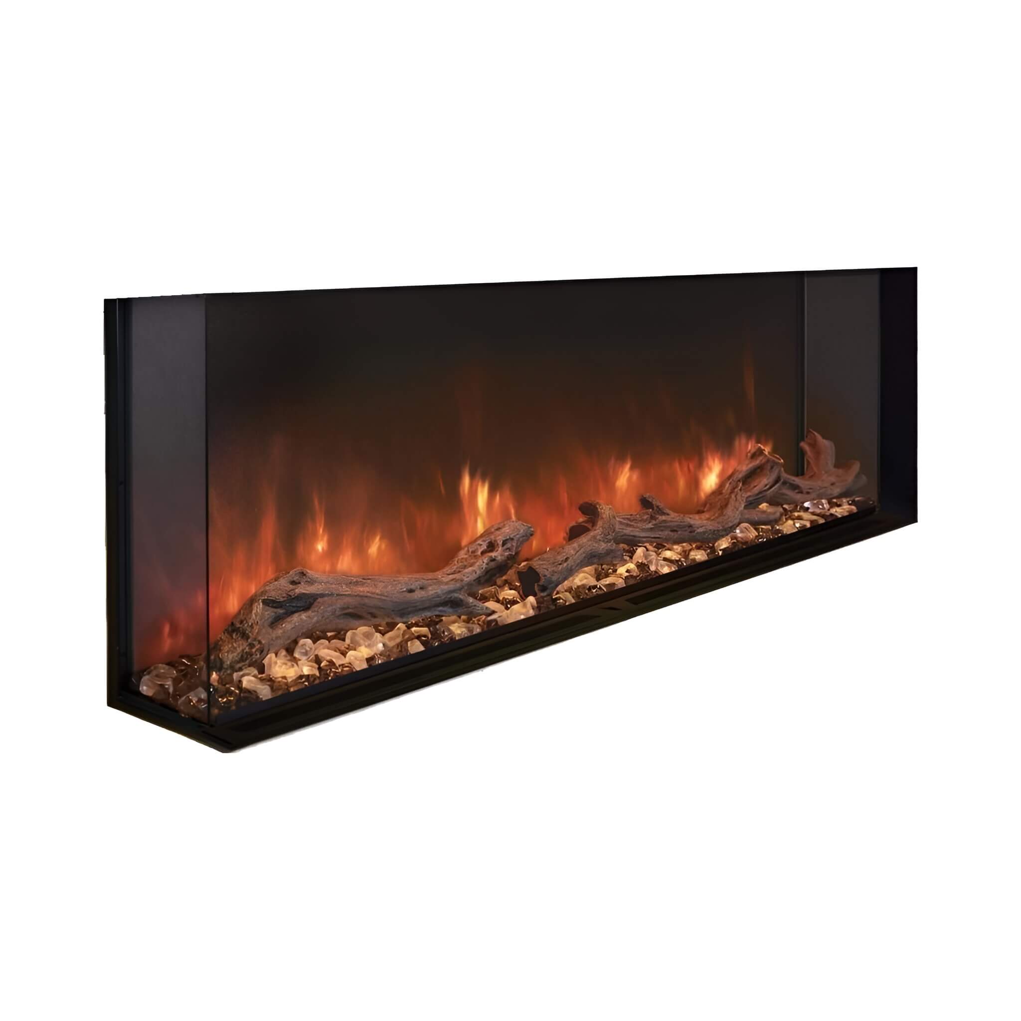 Modern Flames Landscape Pro Multi 56-Inch Linear Multi-Sided Electric Fireplace With Hybrid Flame Technology [LPM-5616V2] (SAK67390)