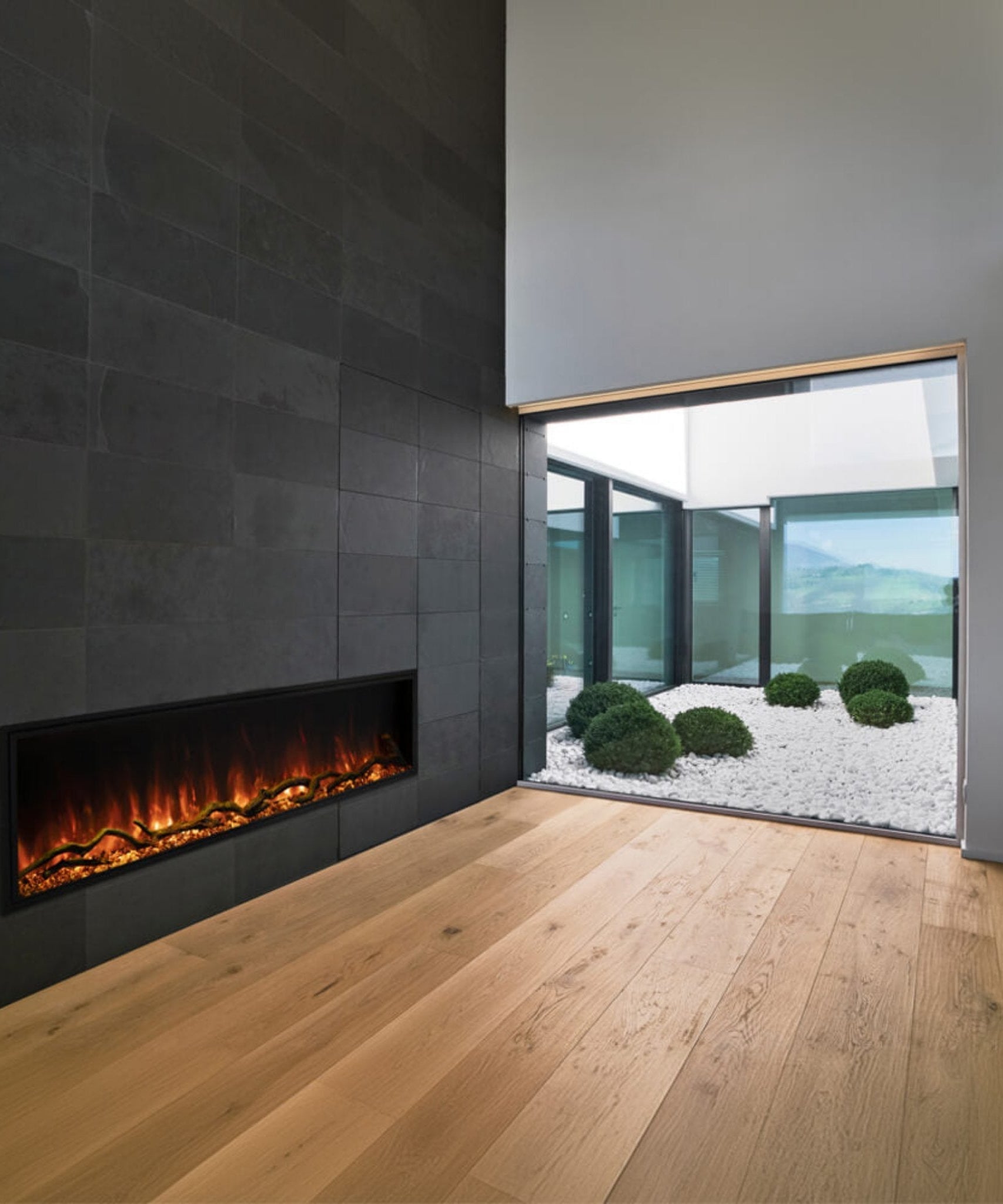 Modern Flames Landscape Pro Slim 56-Inch Built-In Linear Electric Fireplace [LPS-5614V2] (SAK54711)