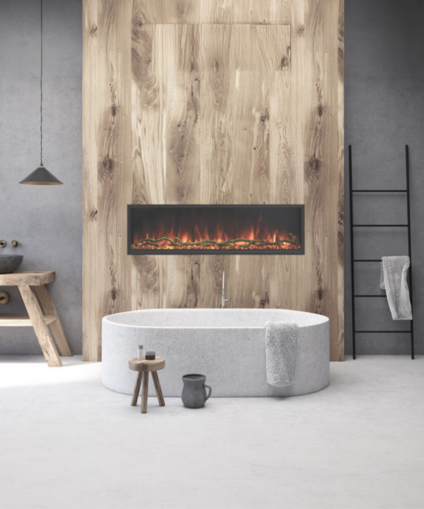 Modern Flames Landscape Pro Slim 56-Inch Built-In Linear Electric Fireplace [LPS-5614V2] (SAK54711)