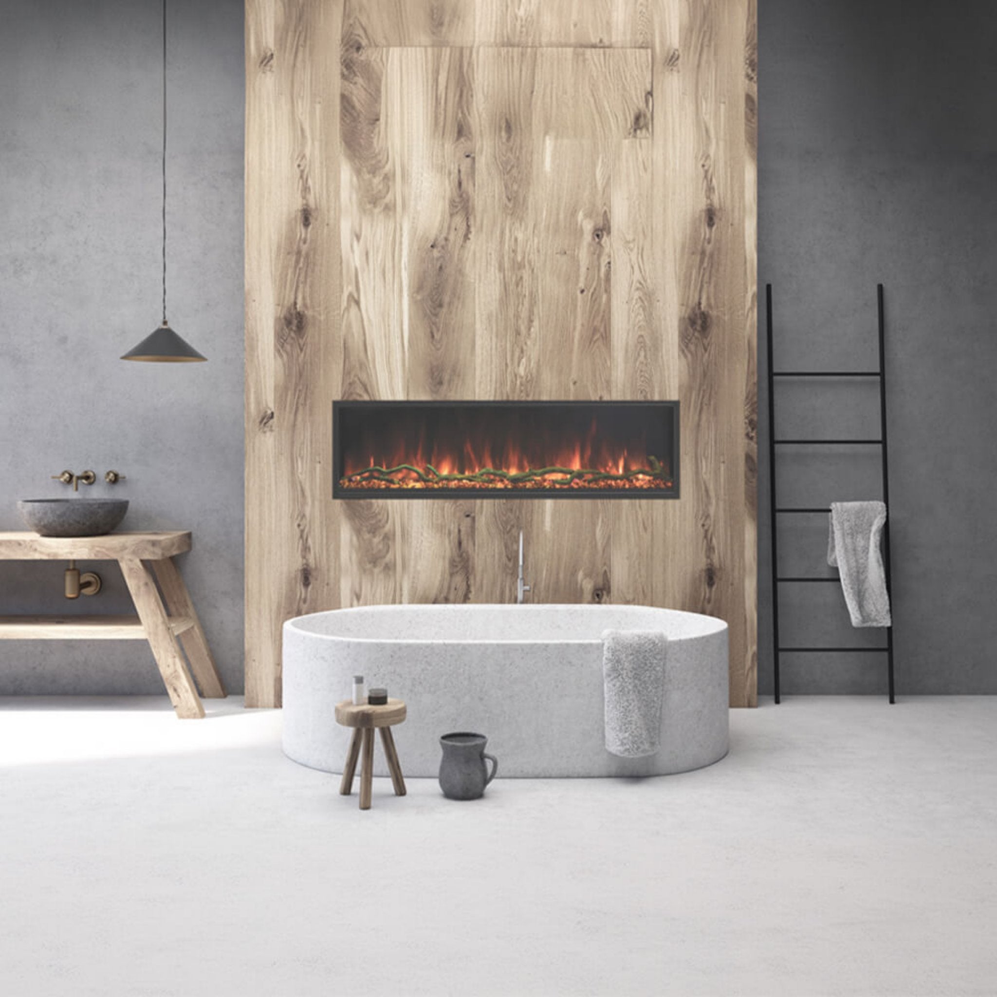 Modern Flames Landscape Pro Slim 56-Inch Built-In Linear Electric Fireplace [LPS-5614V2] (SAK54711)