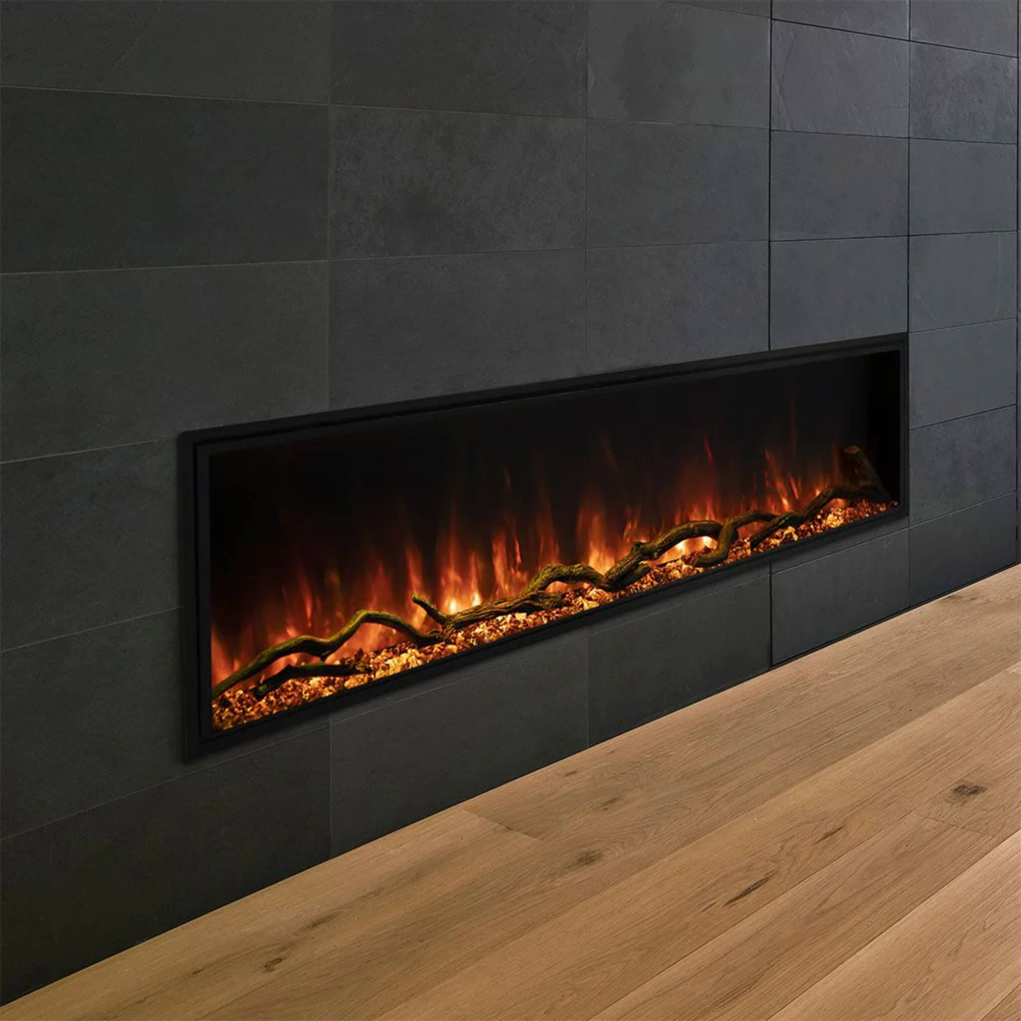 Modern Flames Landscape Pro Slim 80-Inch Built-In Wall Mount Electric Fireplace [LPS-8014V2] (SAK28642)
