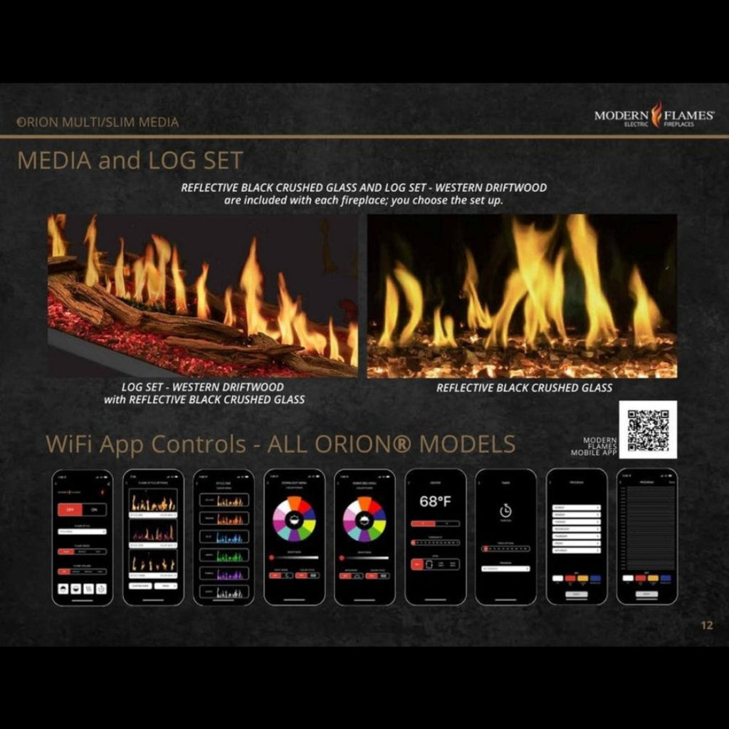 Modern Flames Orion Multi 60-Inch Heliovision Built-In Electric Fireplace [OR60-MULTI] (SAK73095)