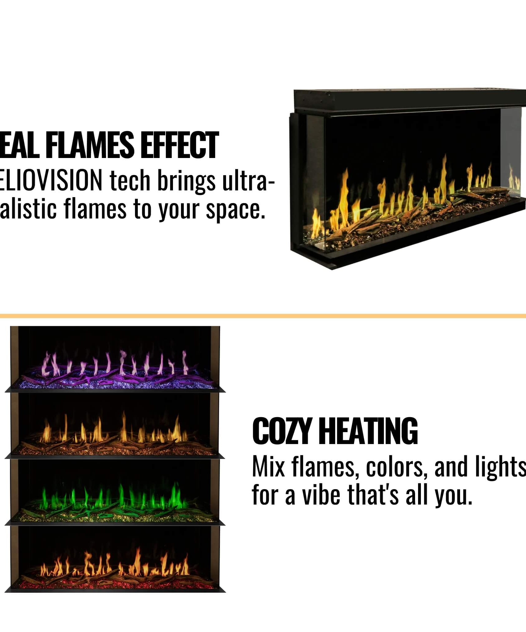 Modern Flames Orion Multi 60-Inch Heliovision Built-In Electric Fireplace [OR60-MULTI] (SAK73095)