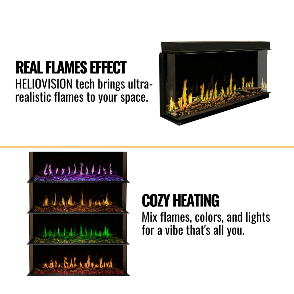 Modern Flames Orion Multi 60-Inch Heliovision Built-In Electric Fireplace [OR60-MULTI] (SAK73095)
