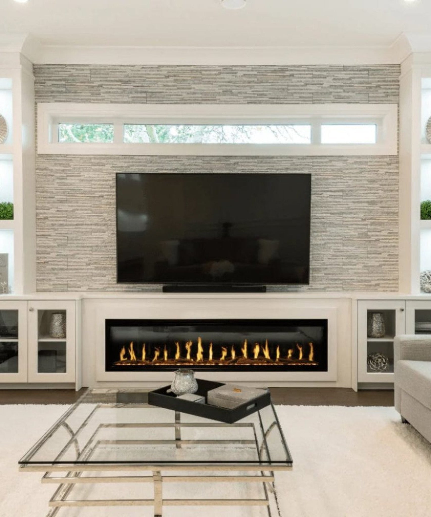 Modern Flames Orion Slim 100-Inch Heliovision Single-Sided Fireplace [OR100-SLIM] (SAK95432)