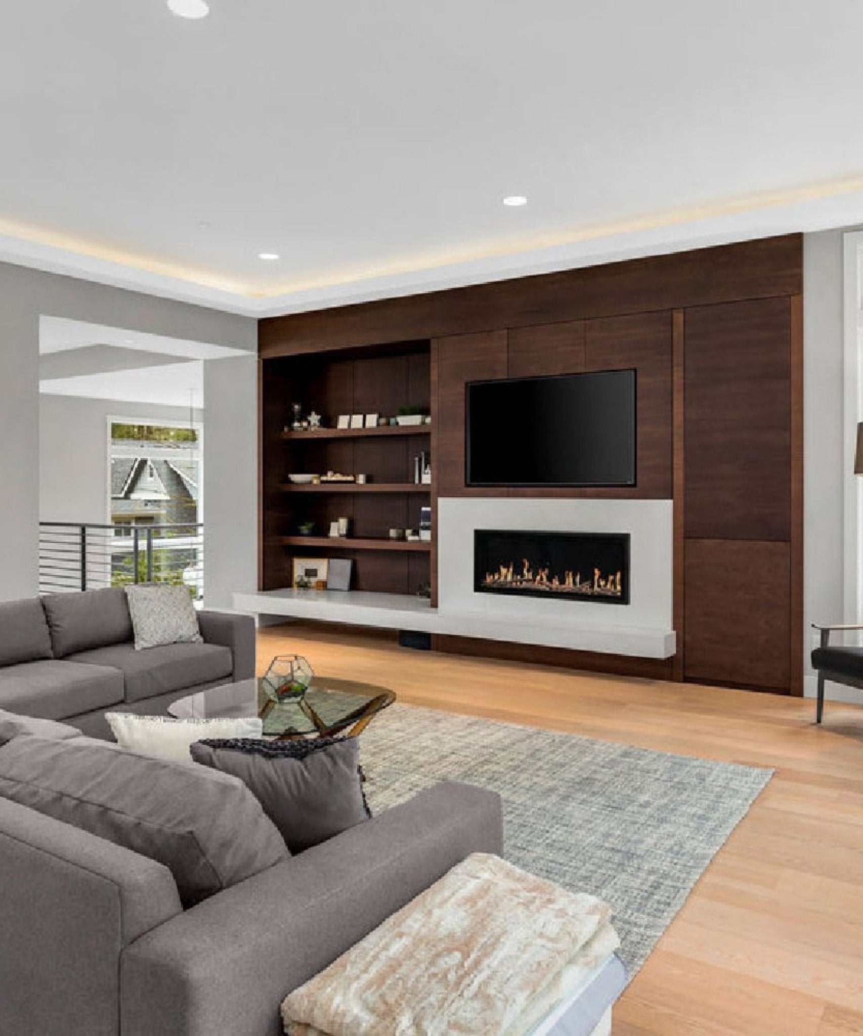 Modern Flames Orion Slim 60-Inch Heliovision Single-Sided Electric Fireplace [OR60-SLIM] (SAK73157)