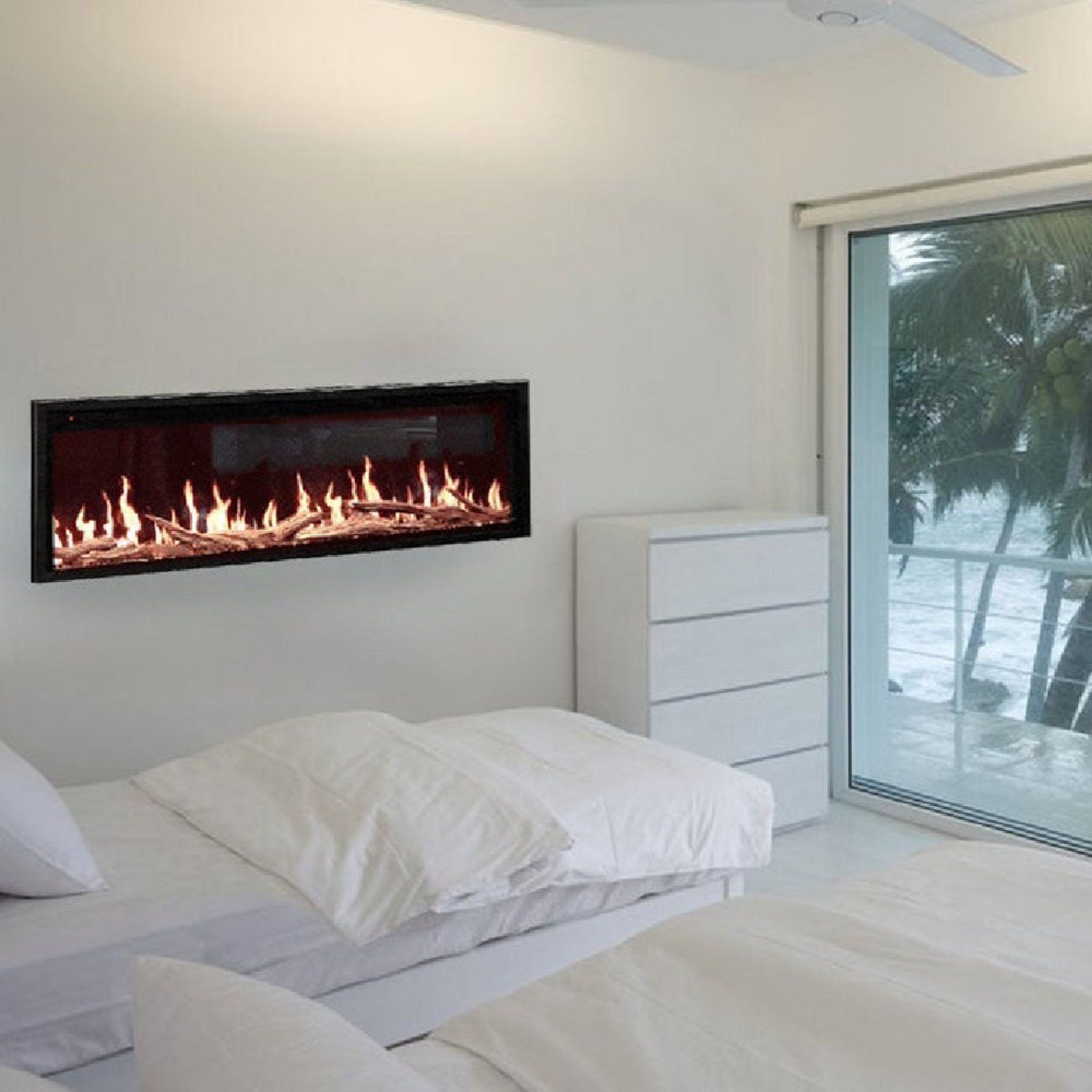 Modern Flames Orion Slim 60-Inch Heliovision Single-Sided Electric Fireplace [OR60-SLIM] (SAK73157)