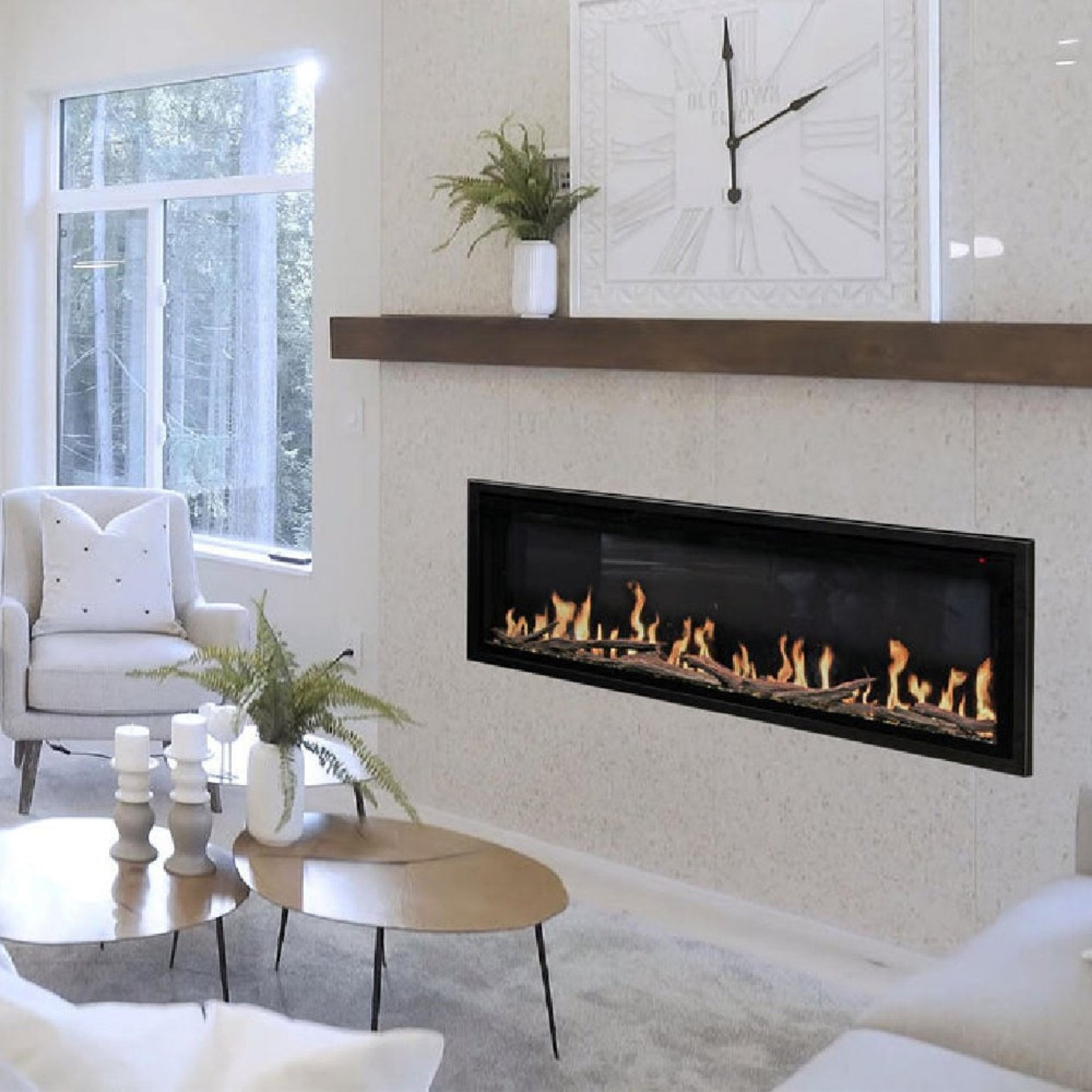 Modern Flames Orion Slim 60-Inch Heliovision Single-Sided Electric Fireplace [OR60-SLIM] (SAK73157)