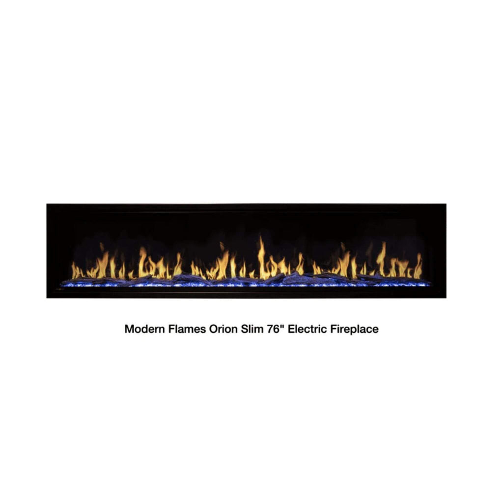 Modern Flames Orion Slim 76-Inch Heliovision Single-Sided Electric Fireplace [OR76-SLIM] (SAK41935)