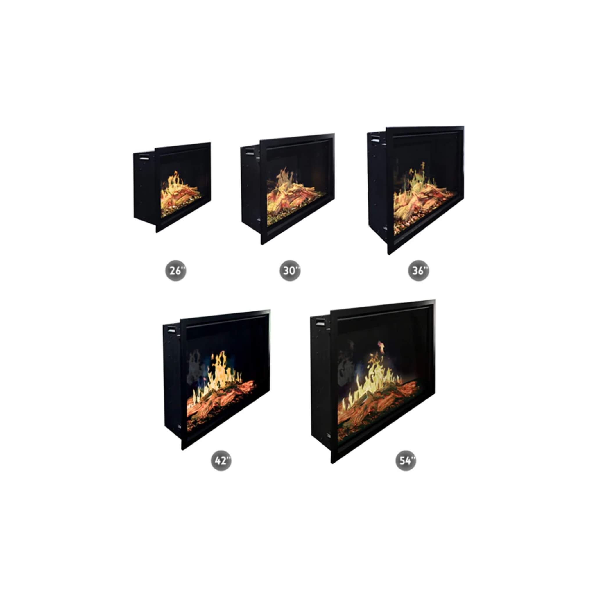 Modern Flames Orion Traditional 26-Inch Heliovision Electric Fireplace [OR26-TRAD] (SAK51873)