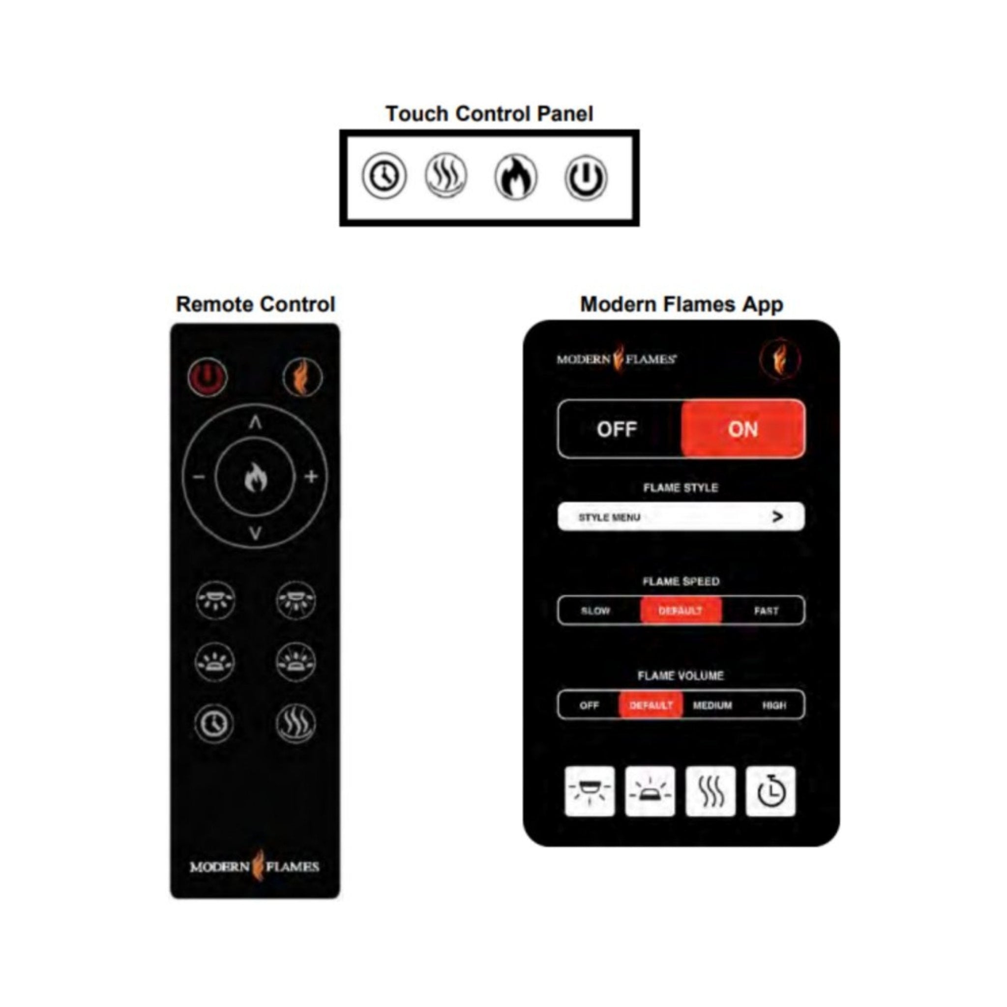 Modern Flames Orion Traditional 42-Inch Heliovision Electric Fireplace [OR42-TRAD] (SAK83765)