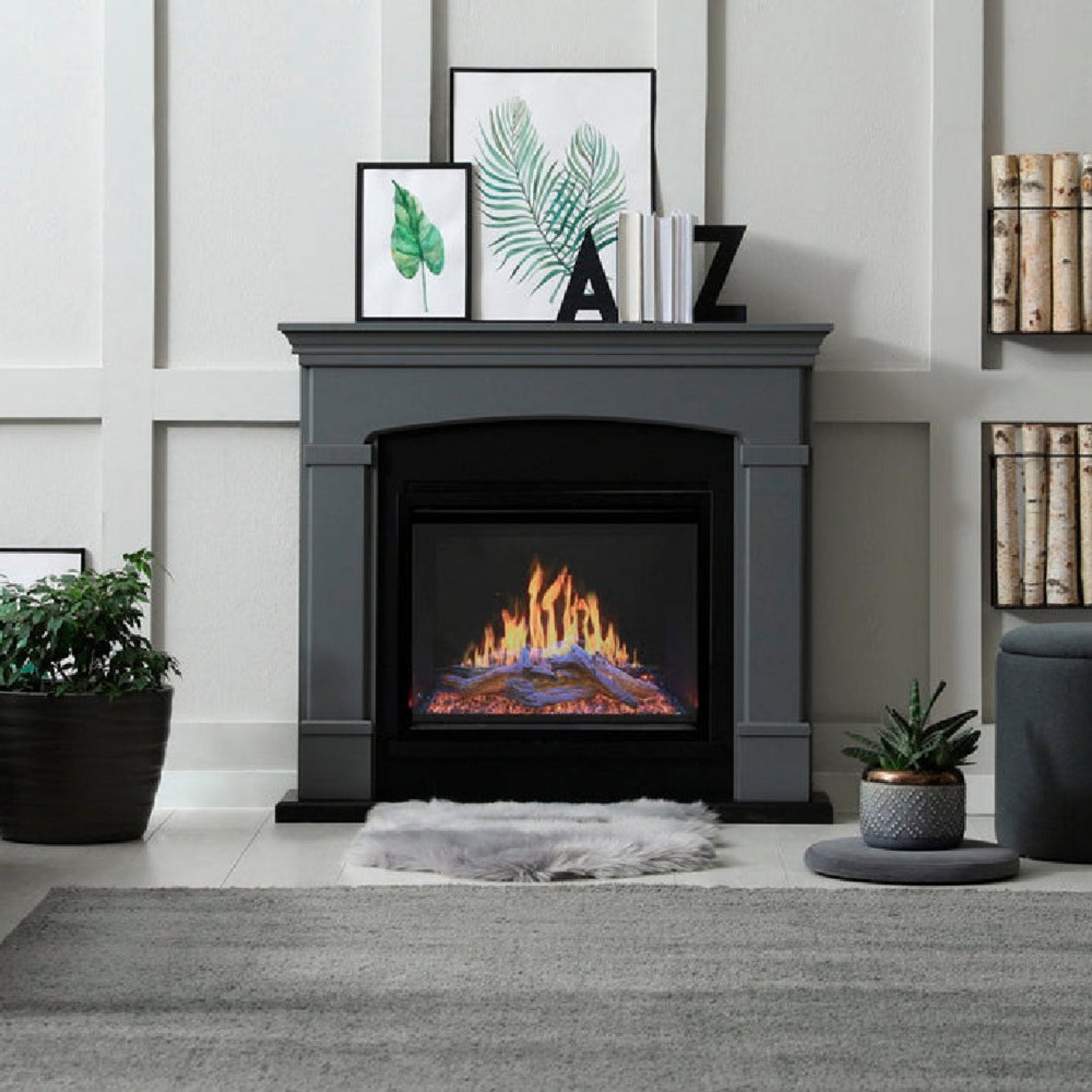 Modern Flames Orion Traditional 54-Inch Heliovision Electric Fireplace [OR54-TRAD] (SAK74620)