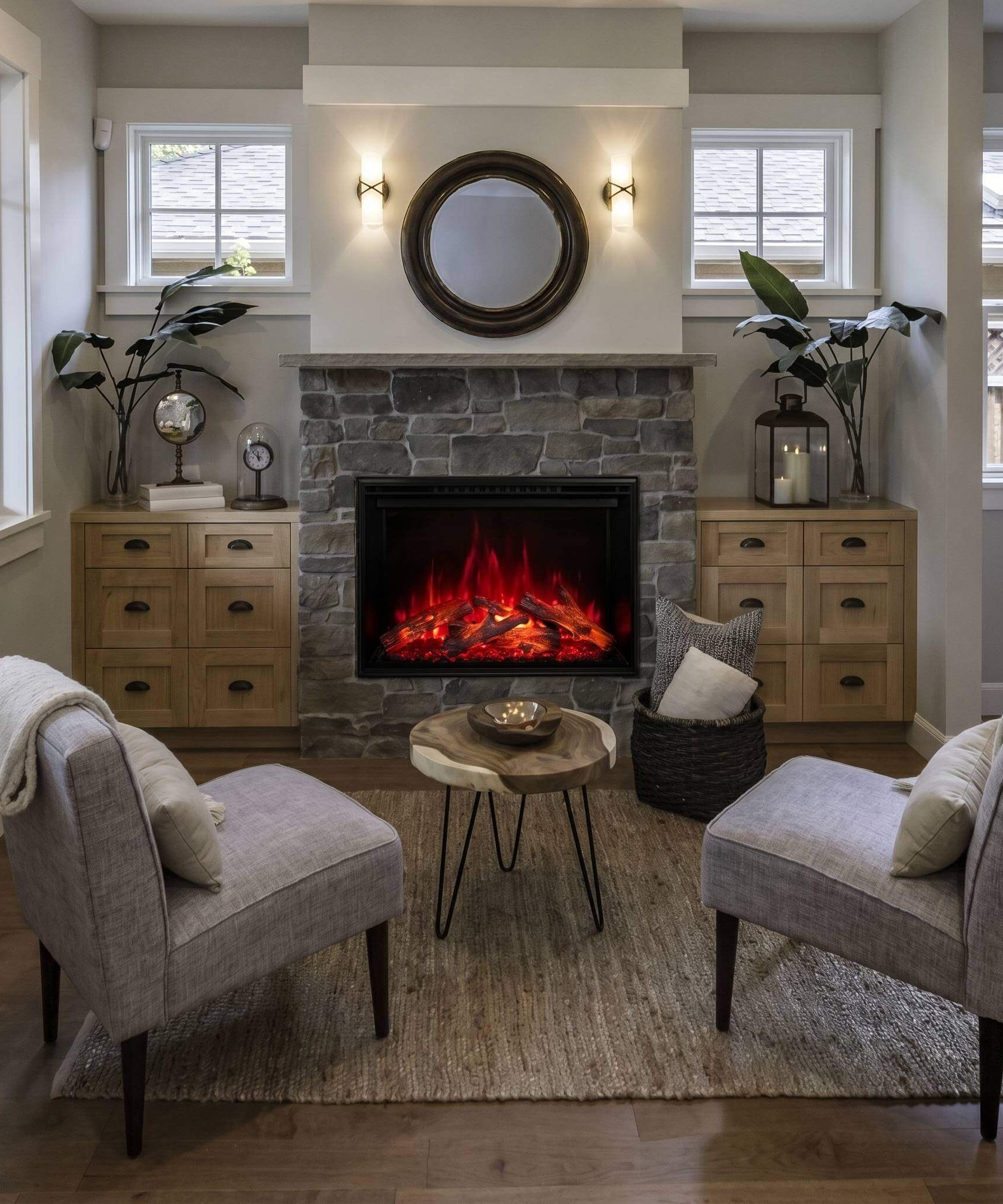 Modern Flames Redstone 30-Inch Built-In Traditional Electric Fireplace [RS-3021] (SAK84729)