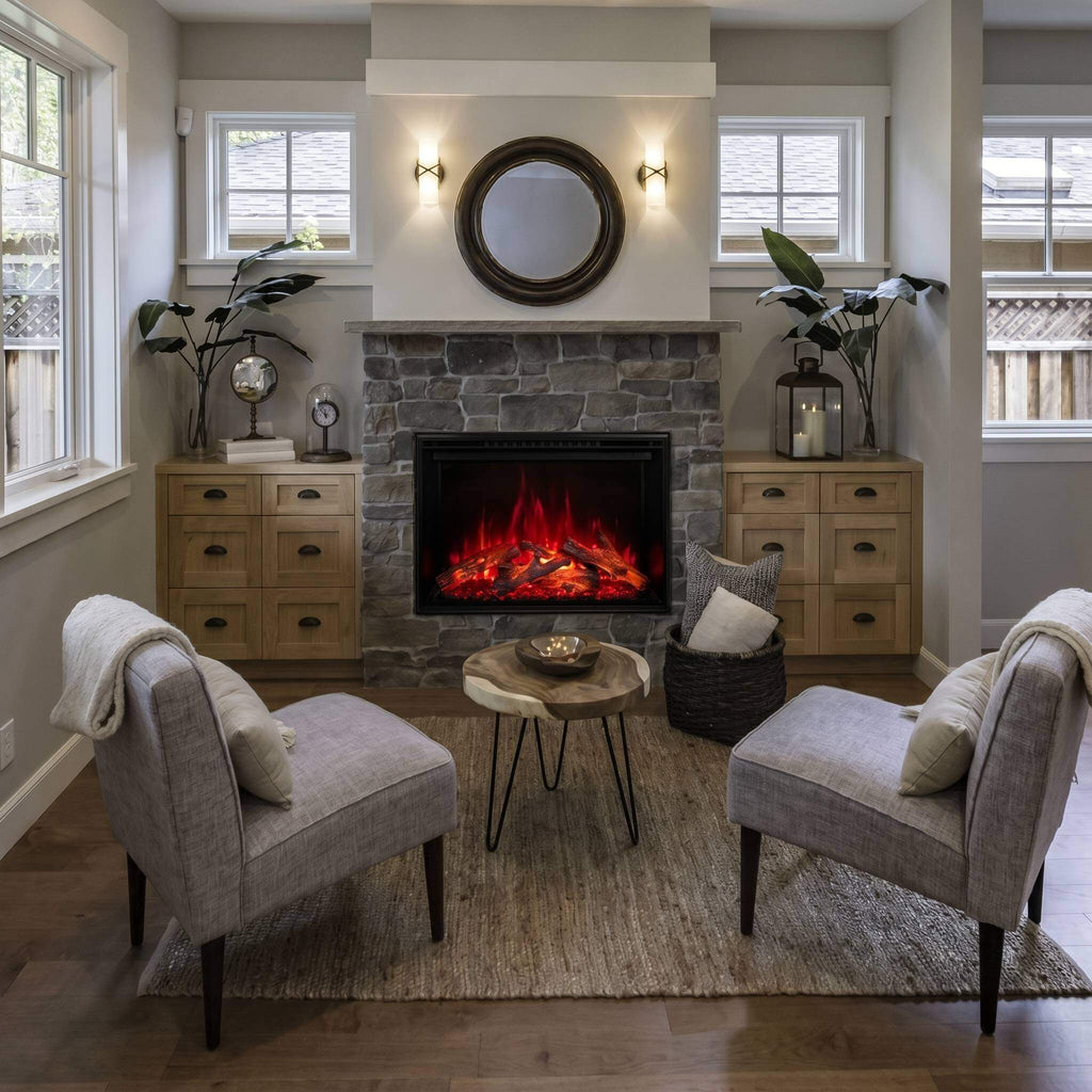 Modern Flames Redstone 30-Inch Built-In Traditional Electric Fireplace [RS-3021] (SAK84729)