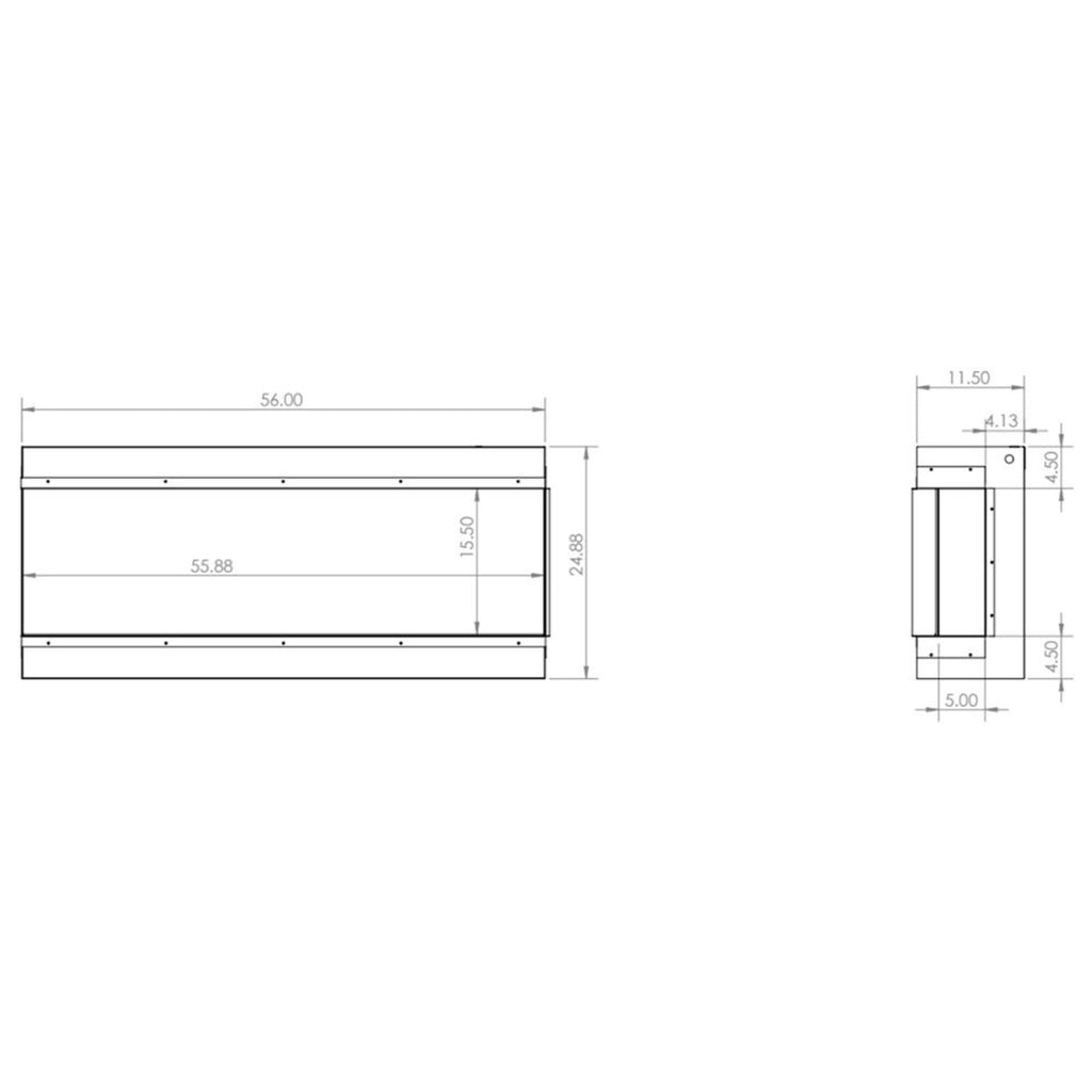 Modern Flames Redstone 30-Inch Built-In Traditional Electric Fireplace [RS-3021] (SAK84729)