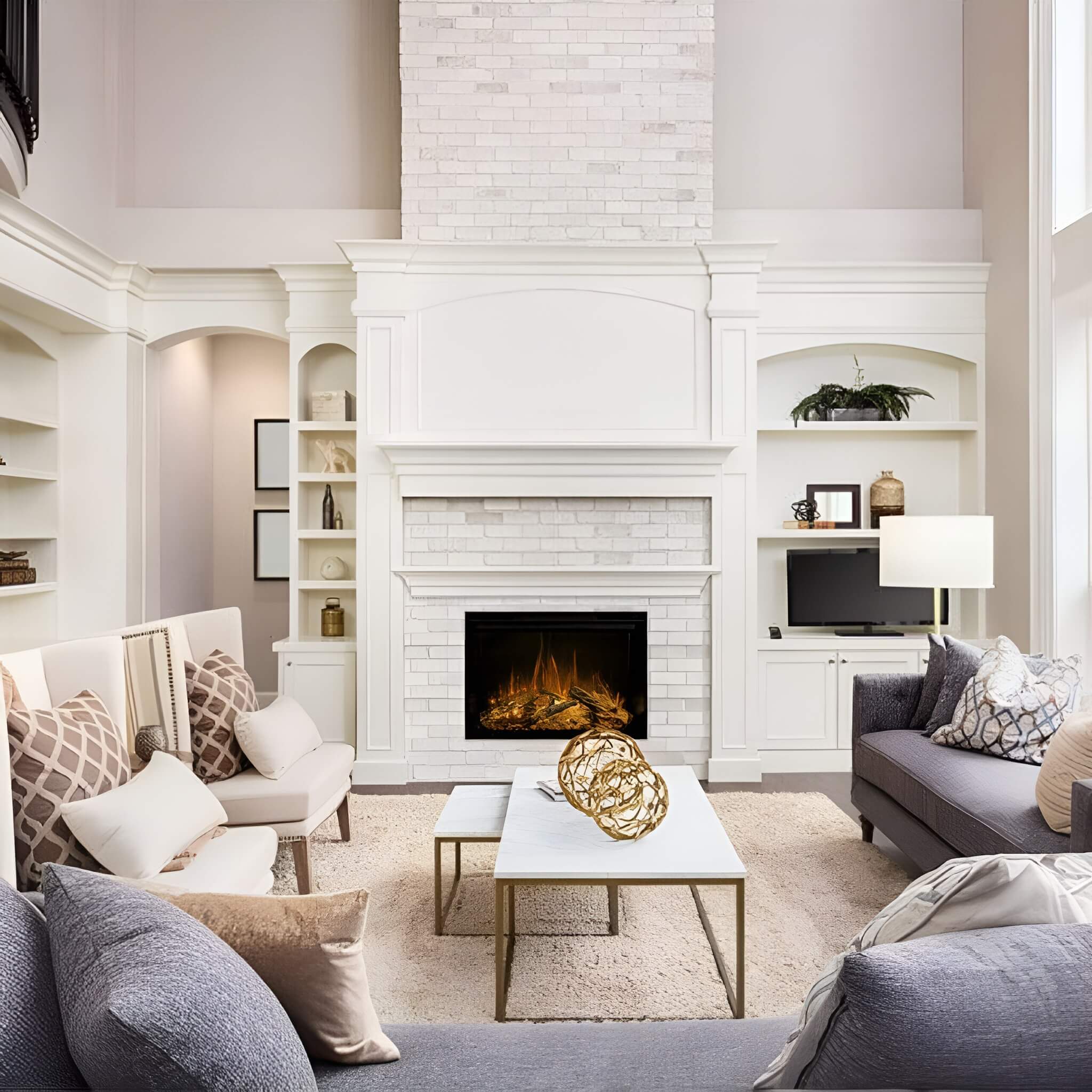 Modern Flames Redstone 30-Inch Built-In Traditional Electric Fireplace [RS-3021] (SAK84729)