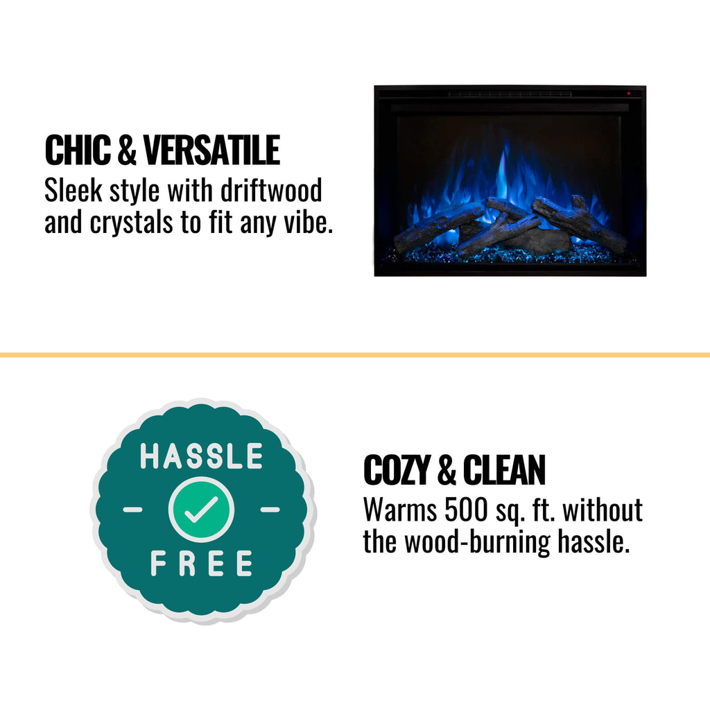 Modern Flames Redstone 36-Inch Built-In Traditional Electric Fireplace [RS-3626] (SAK36514)