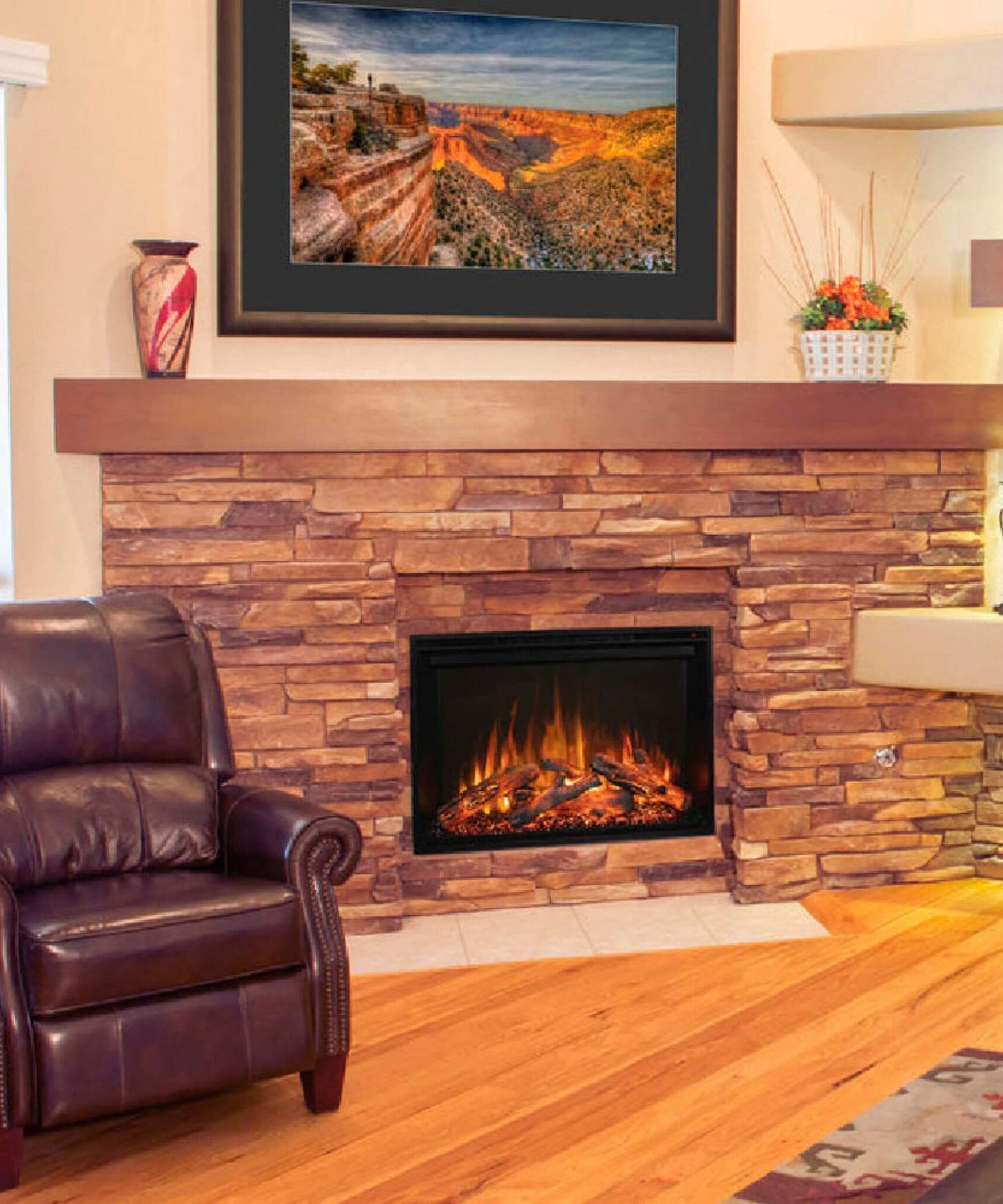 Modern Flames Redstone 36-Inch Built-In Traditional Electric Fireplace [RS-3626] (SAK36514)
