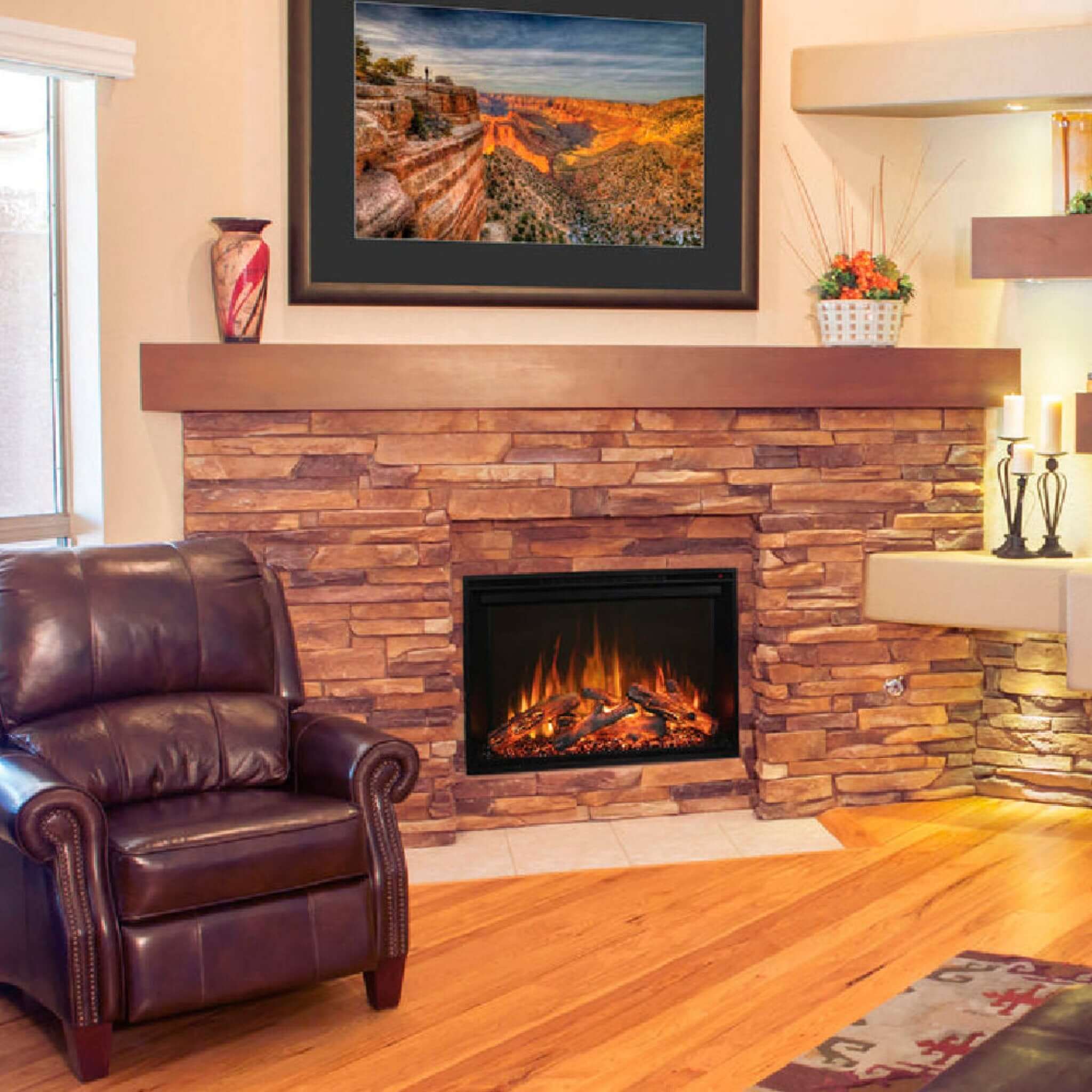 Modern Flames Redstone 36-Inch Built-In Traditional Electric Fireplace [RS-3626] (SAK36514)