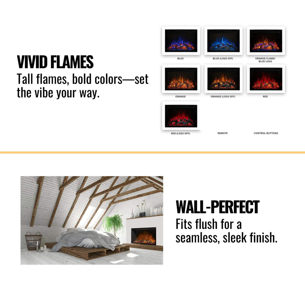 Modern Flames Redstone 54-Inch Built-In Traditional Electric Fireplace [RS-5435] (SAK48153)